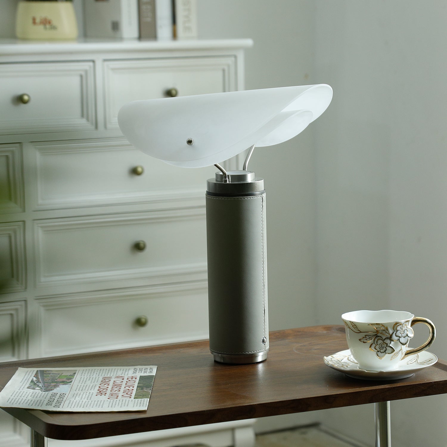 Inorielis Sculptural Travertine Table Lamp - Letslighting