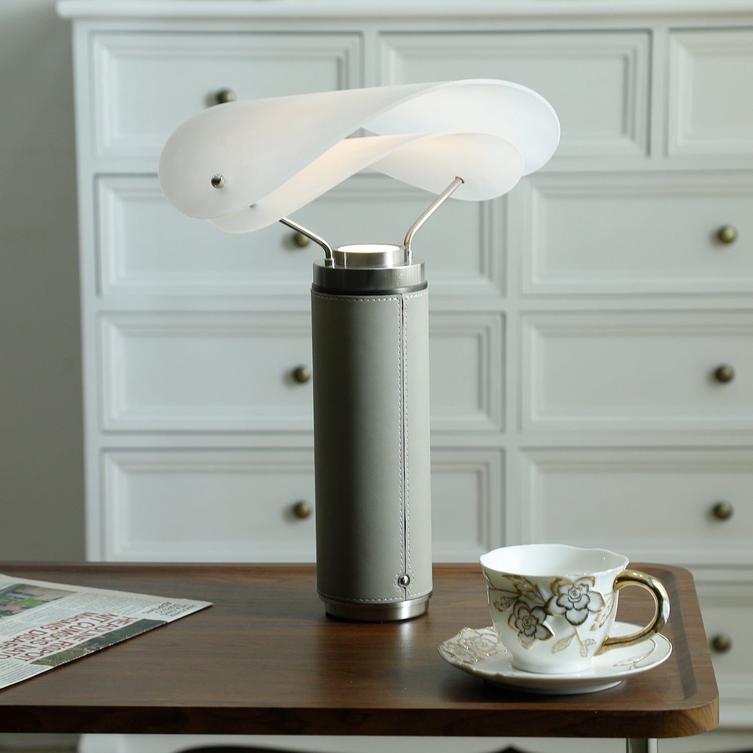 Inorielis Sculptural Travertine Table Lamp - Letslighting