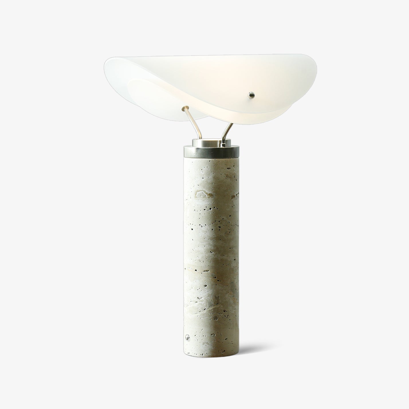 Inorielis Sculptural Travertine Table Lamp - Letslighting