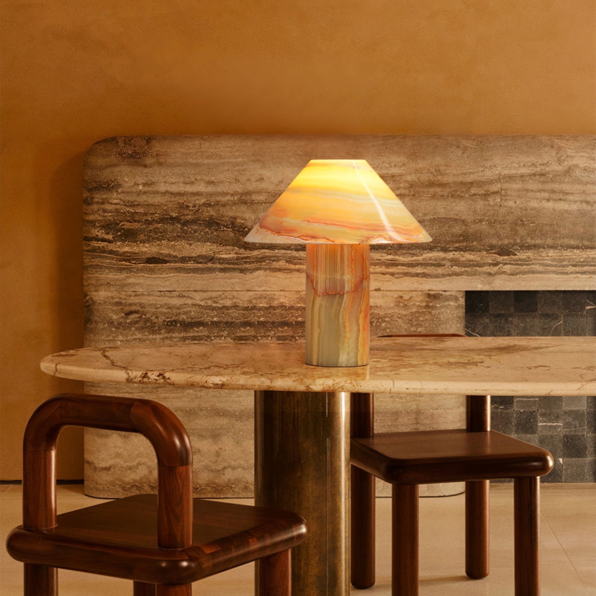 Aurora Vintage Jade Table Lamp - Letslighting