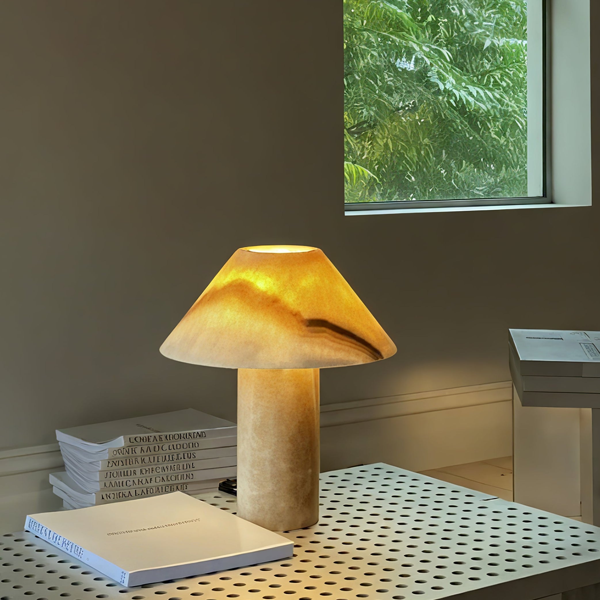 Aurora Vintage Jade Table Lamp - Letslighting