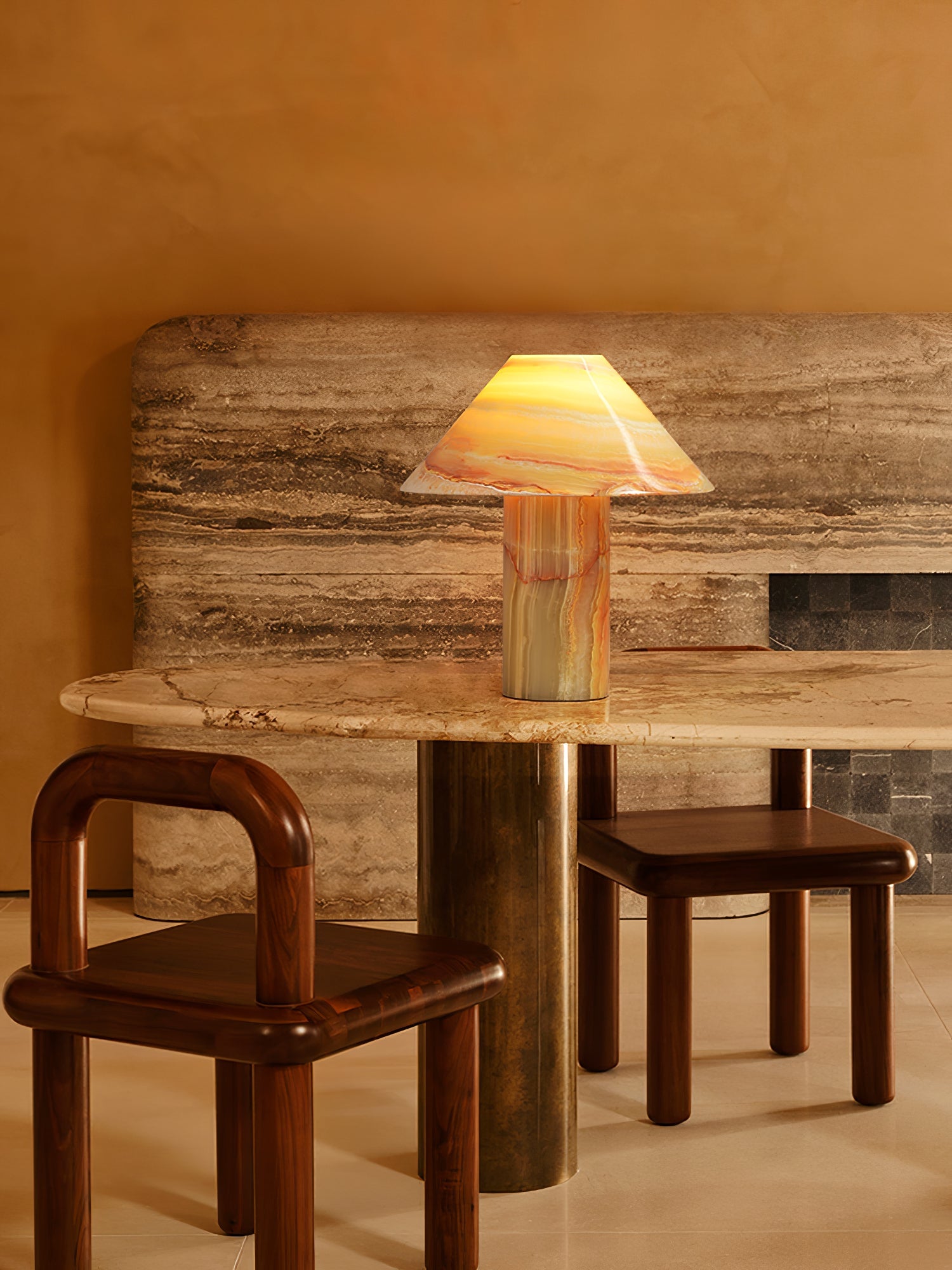 Aurora Vintage Jade Table Lamp - Letslighting