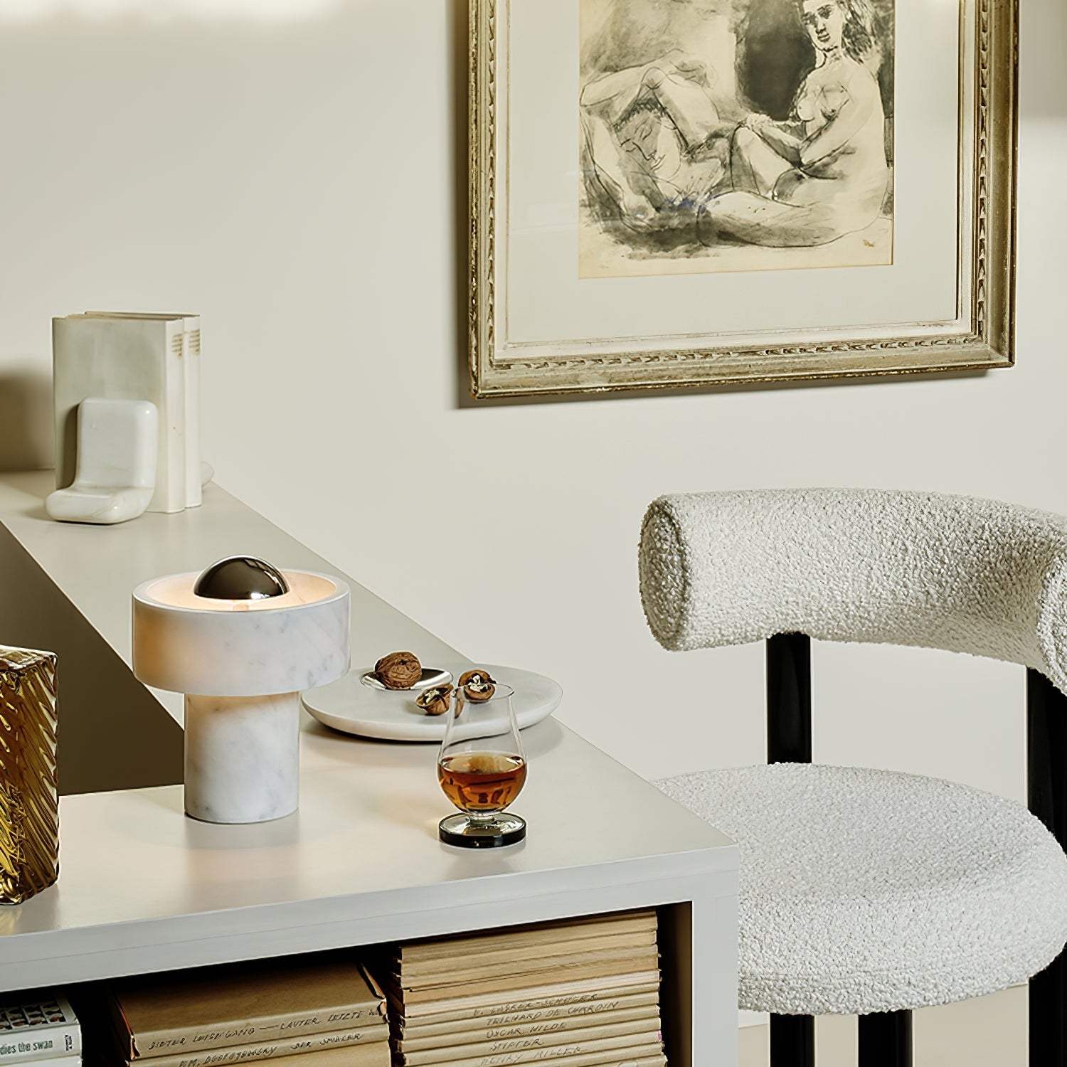 Marble Aura Table Lamp - Blowlighting