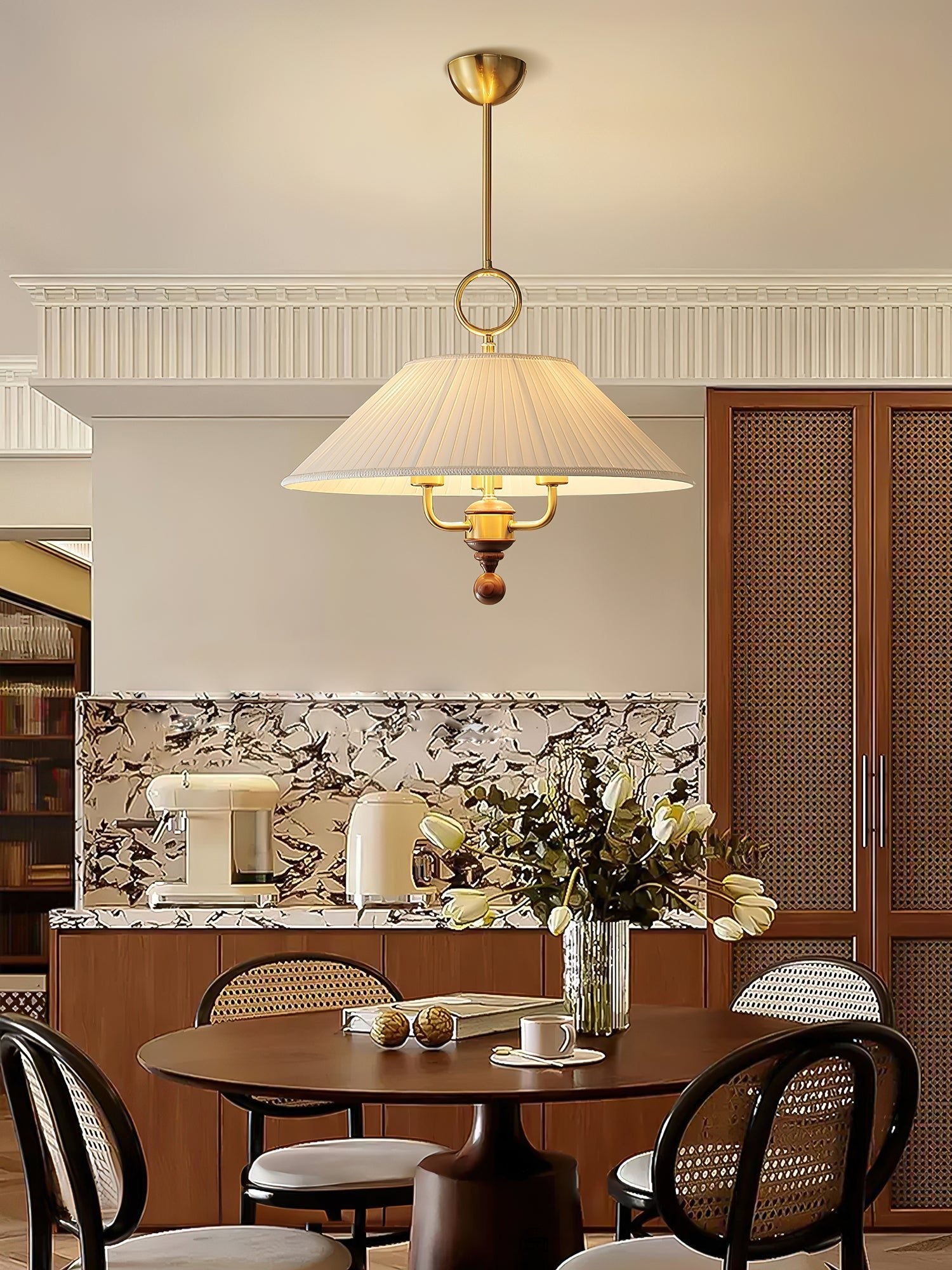 Marcellia Pleated Pendant Light - Letslighting