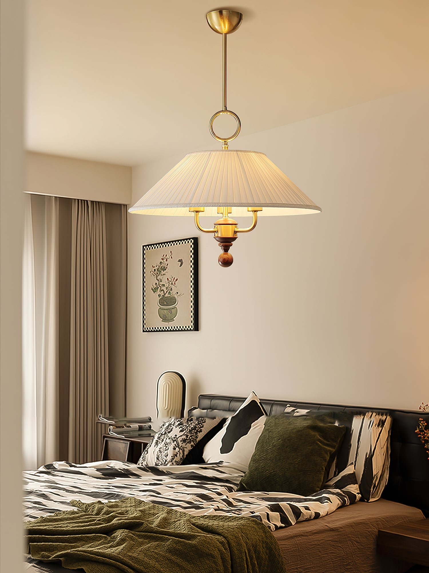 Marcellia Pleated Pendant Light - Letslighting