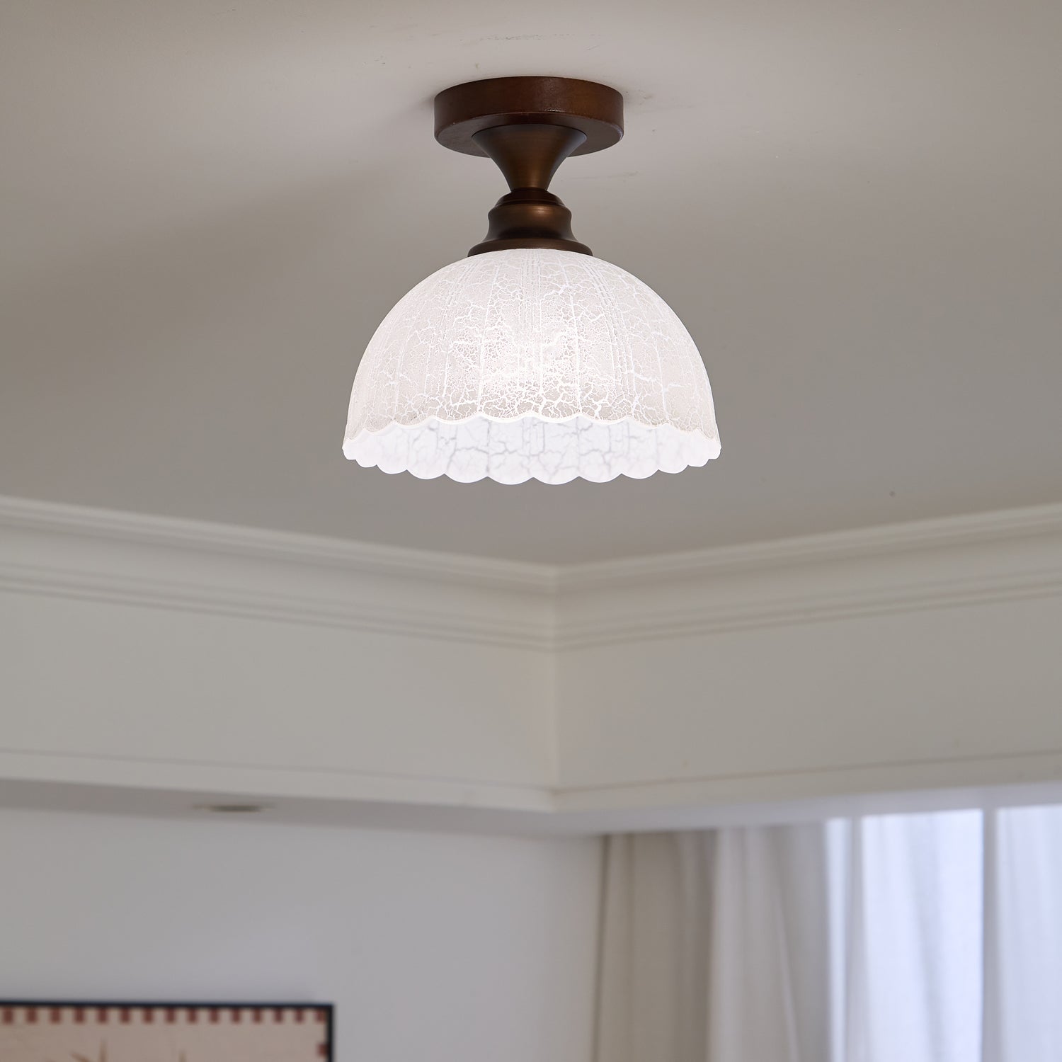 Alveneth Premium Nordic Art Glass Ceiling Lamp - Letslighting