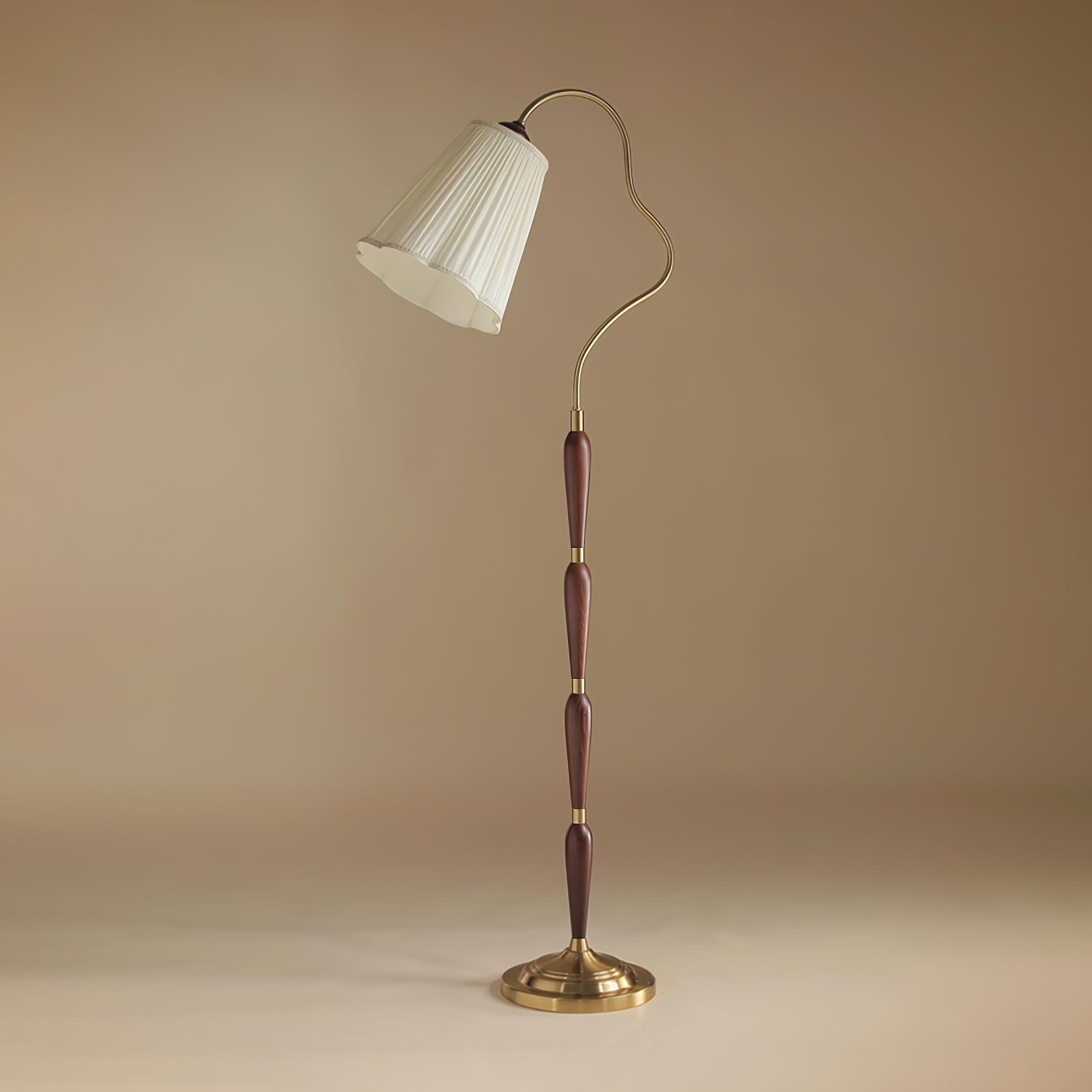 Foster Vintage Wood Floor Lamp - Letslighting