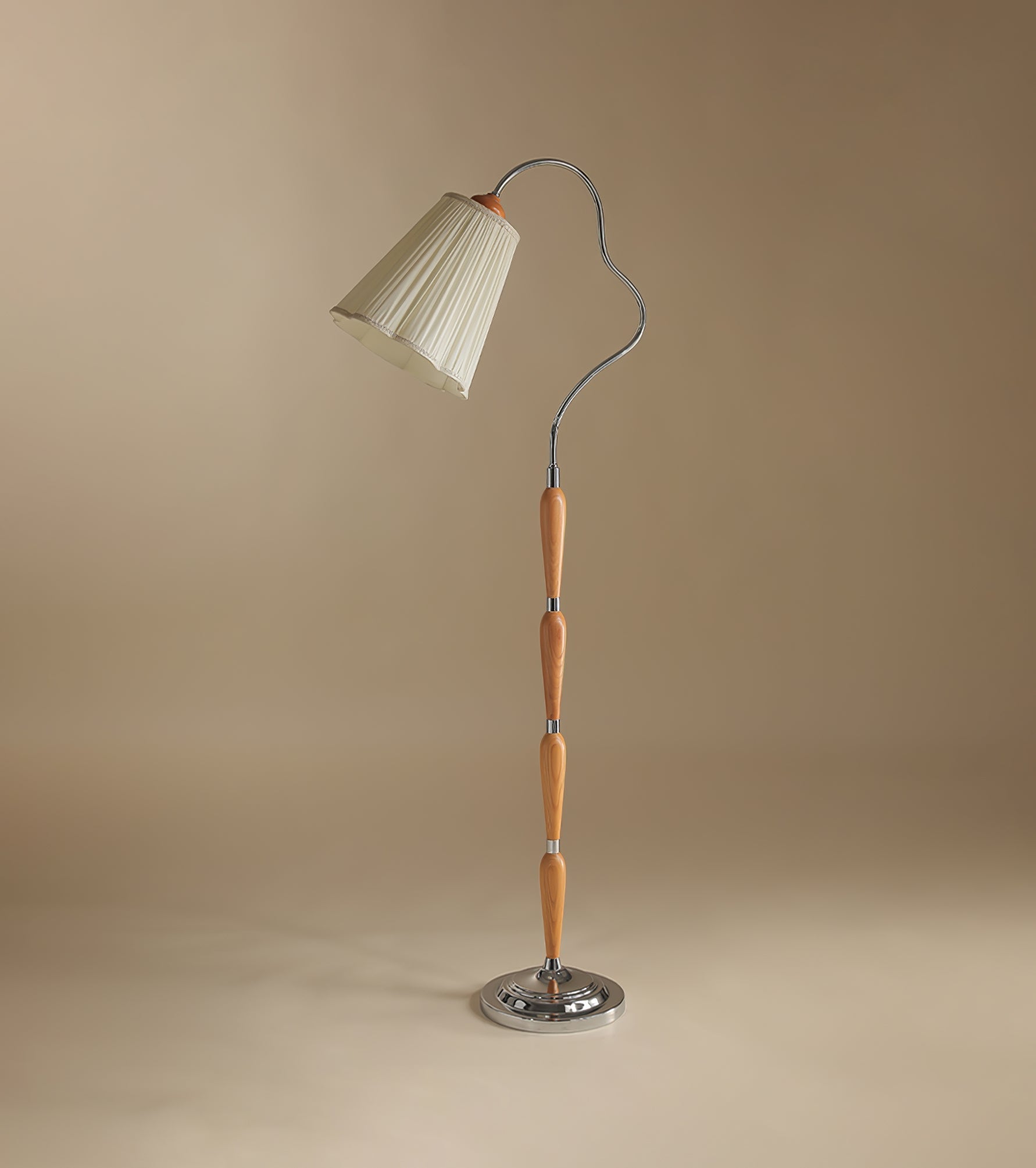 Foster Vintage Wood Floor Lamp - Letslighting