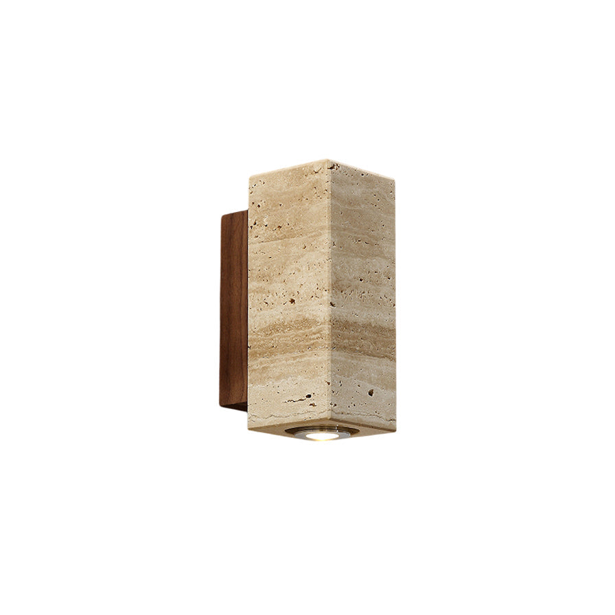 Uvineth Modern Minimalist Travertine Wall Lamp - Letslighting