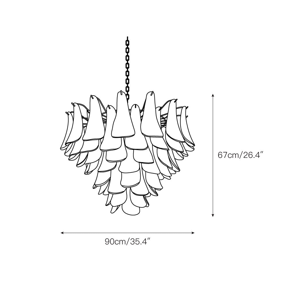 Ulvarisra Postmodern Luxury Glass Chandelier - Letslighting