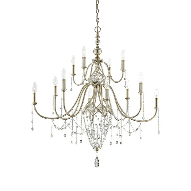 Ilphaeth Postmodern Luxury Brass Crystal Chandelier - Letslighting