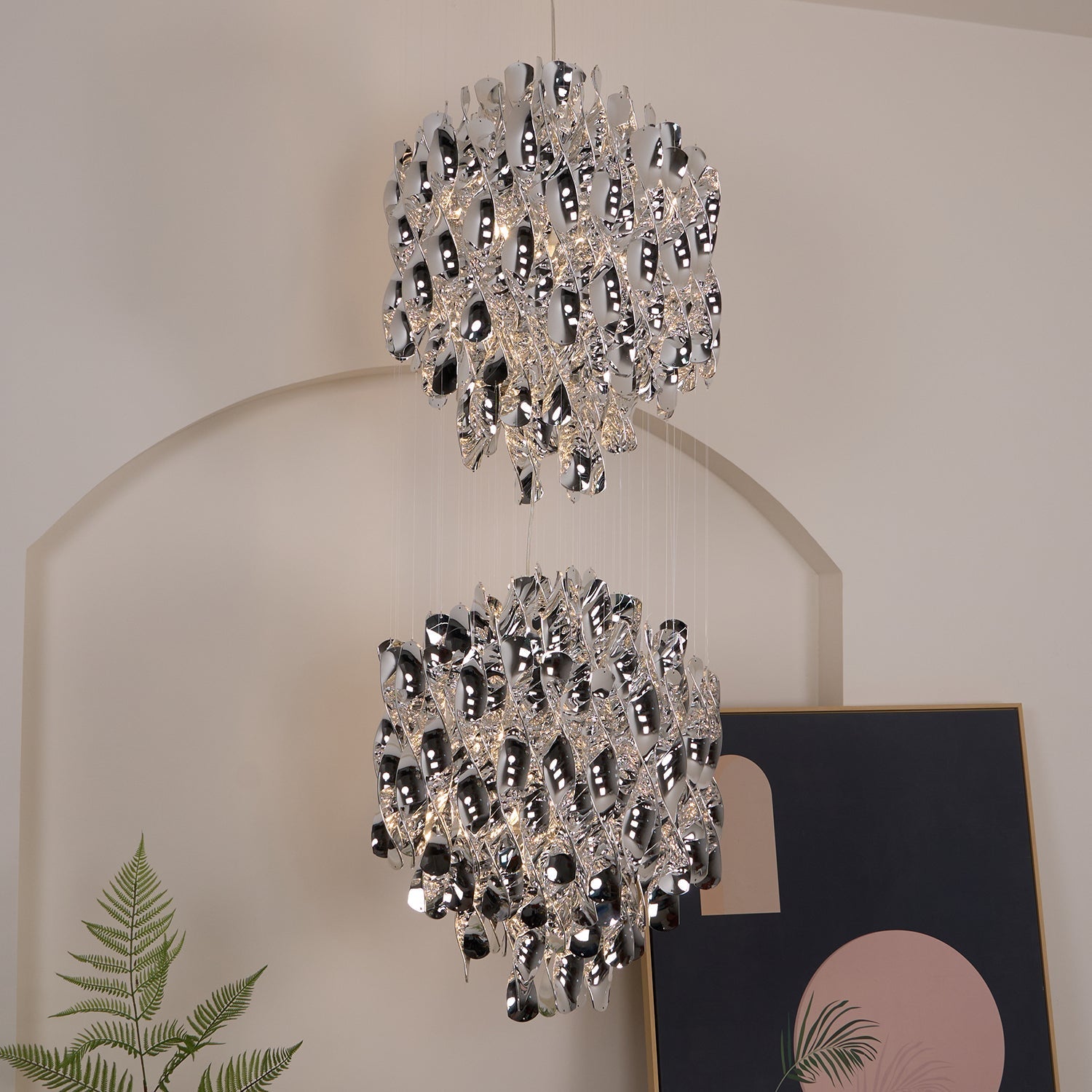 Isoran Luxe Acrylic Chandelier - Letslighting