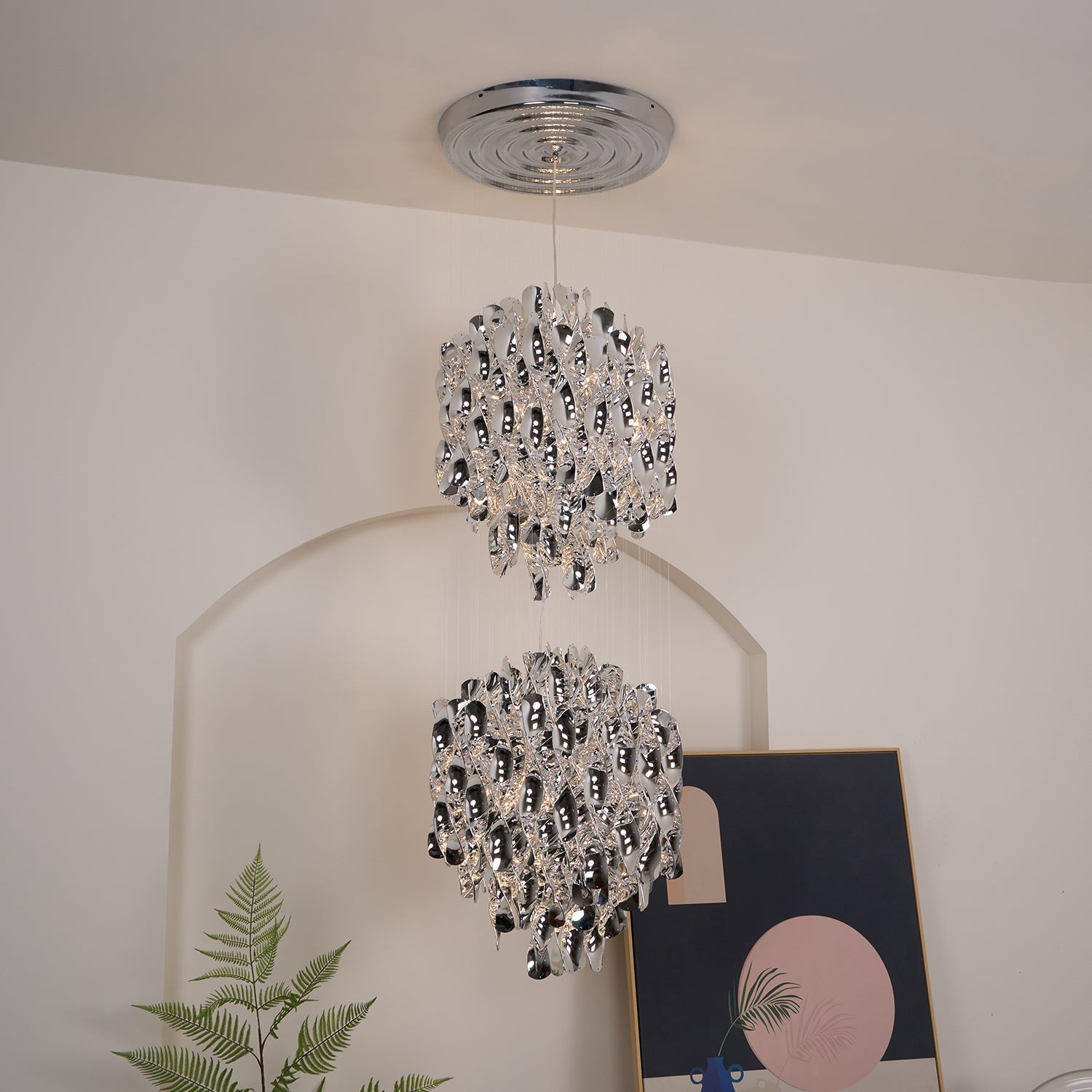 Isoran Luxe Acrylic Chandelier - Letslighting