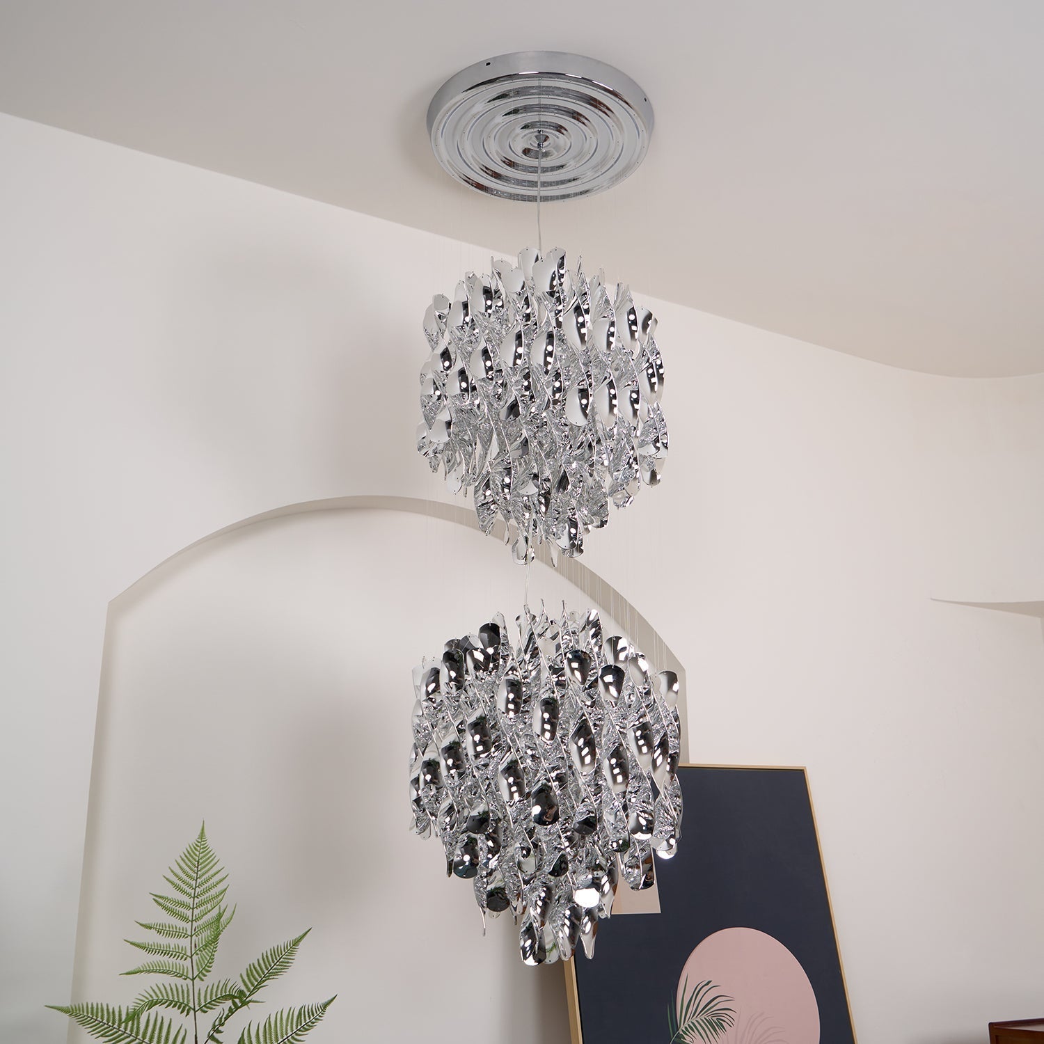 Isoran Luxe Acrylic Chandelier - Letslighting
