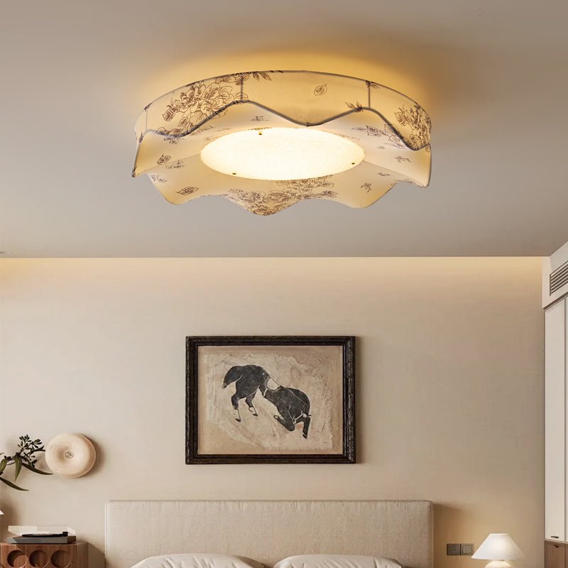 Arvele Premium Nordic Art Fabric Ceiling Light - Letslighting