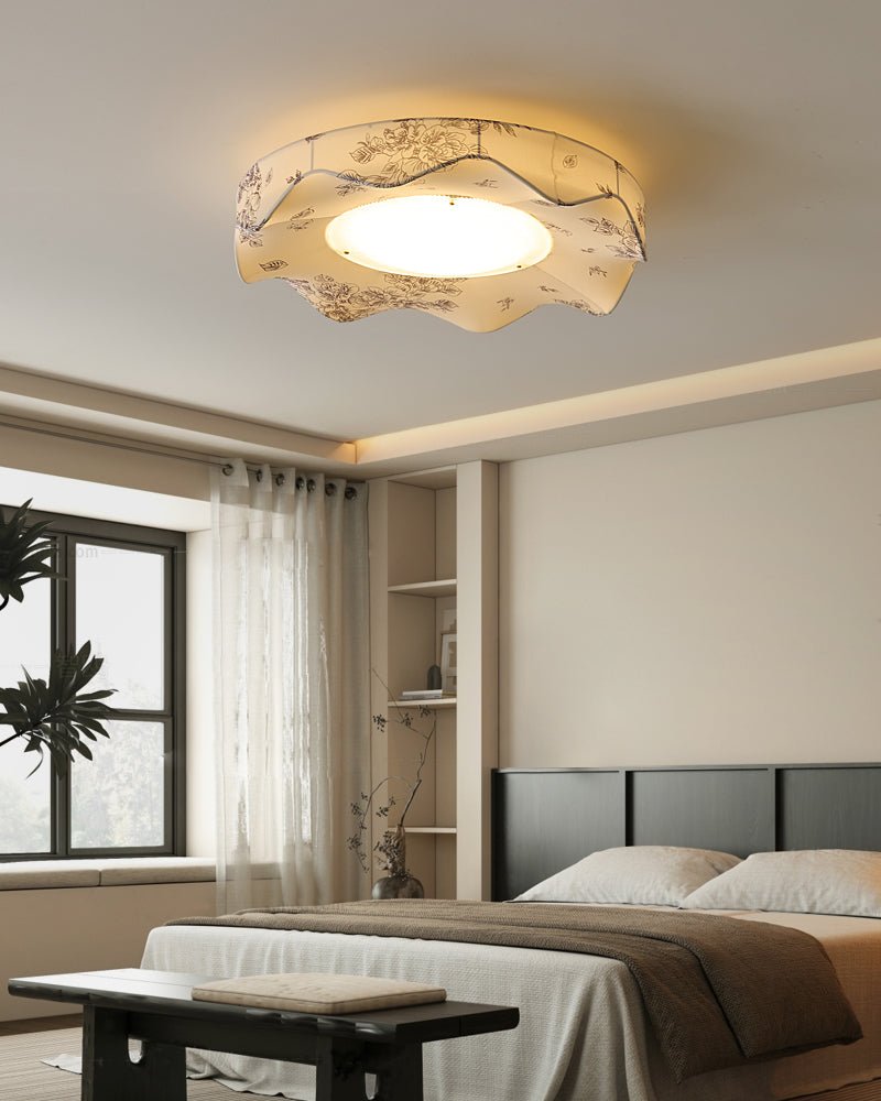 Arvele Premium Nordic Art Fabric Ceiling Light - Letslighting