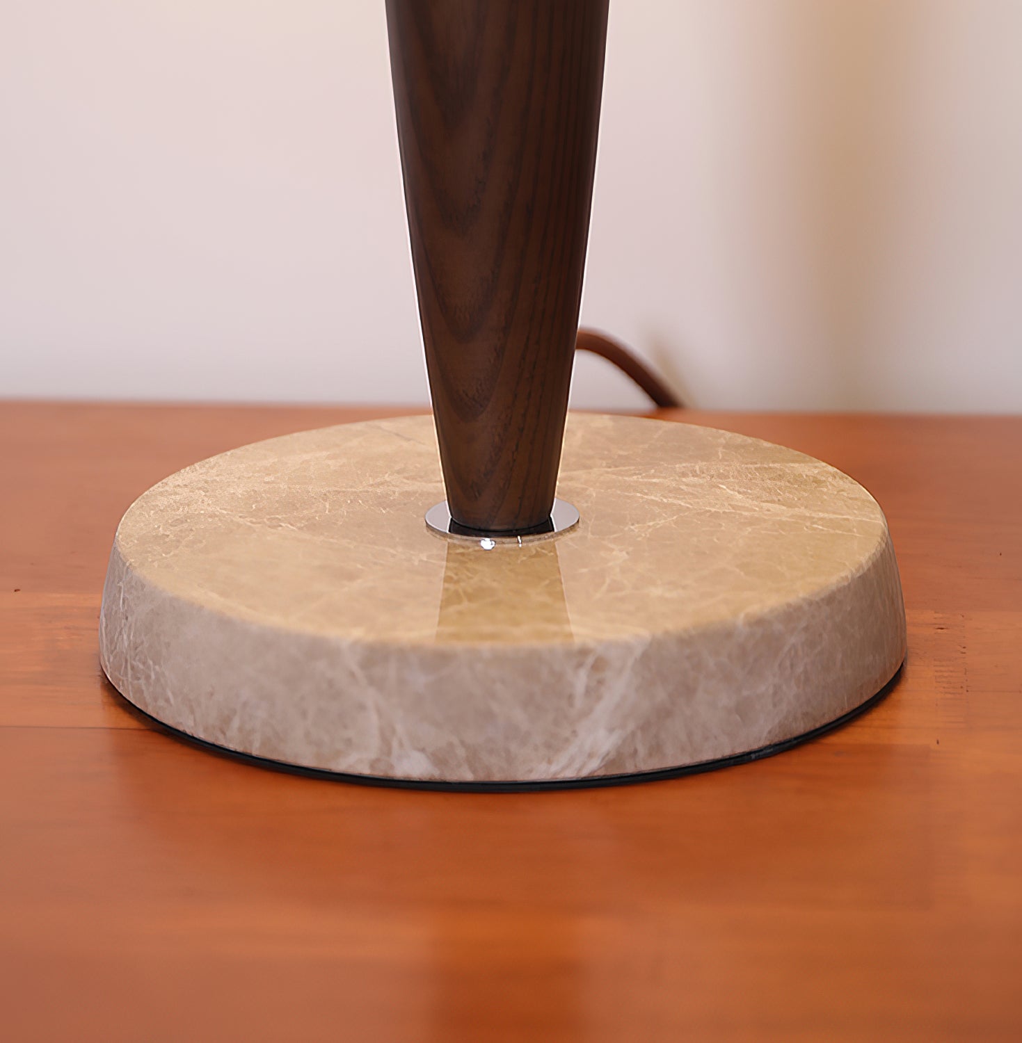 Marlo Modern Marble & Wood Table Lamp