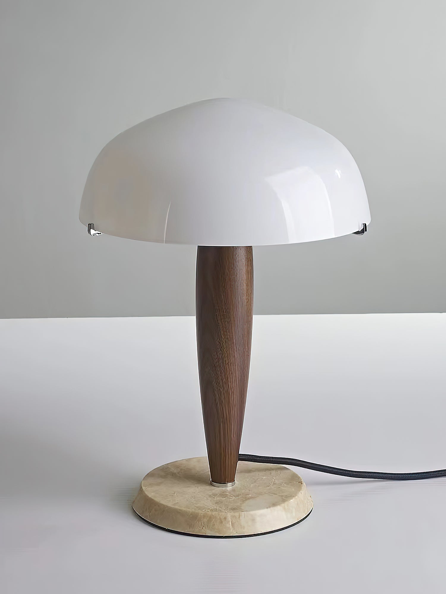 Marlo Modern Marble & Wood Table Lamp