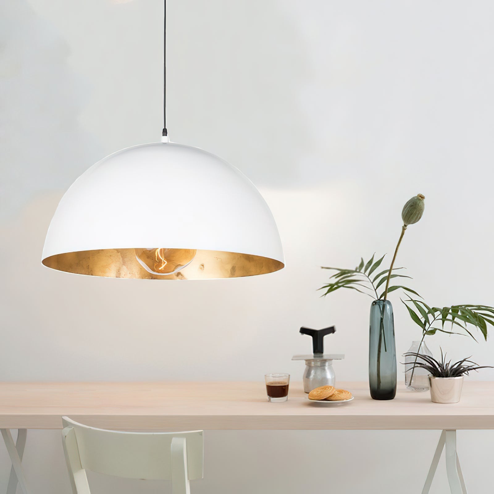 Lustra Pendant Lamp Dome Bowl for Dining Room - Letslighting