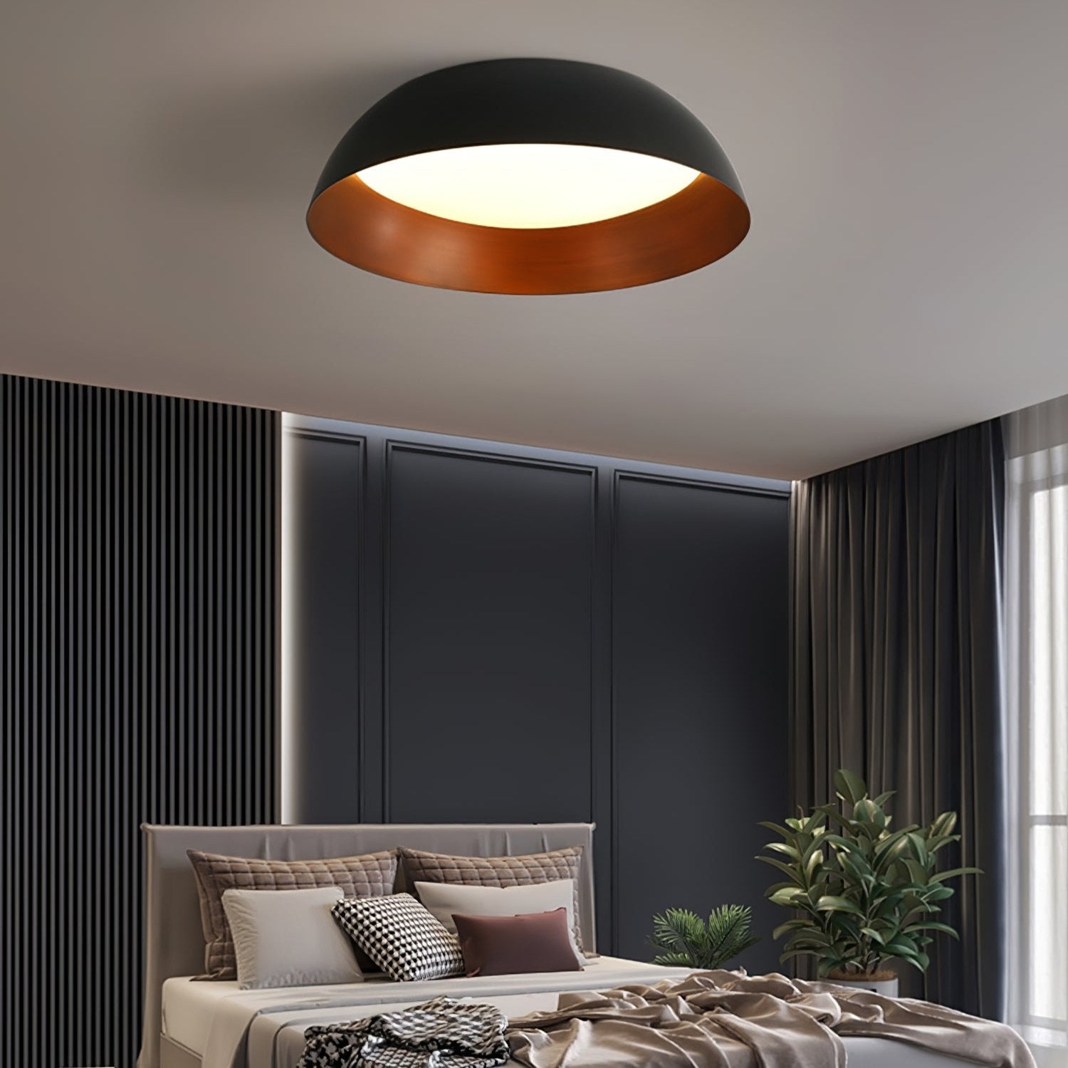 Cinoran Nordic Vintage Shadow Ceiling Lamp - Letslighting