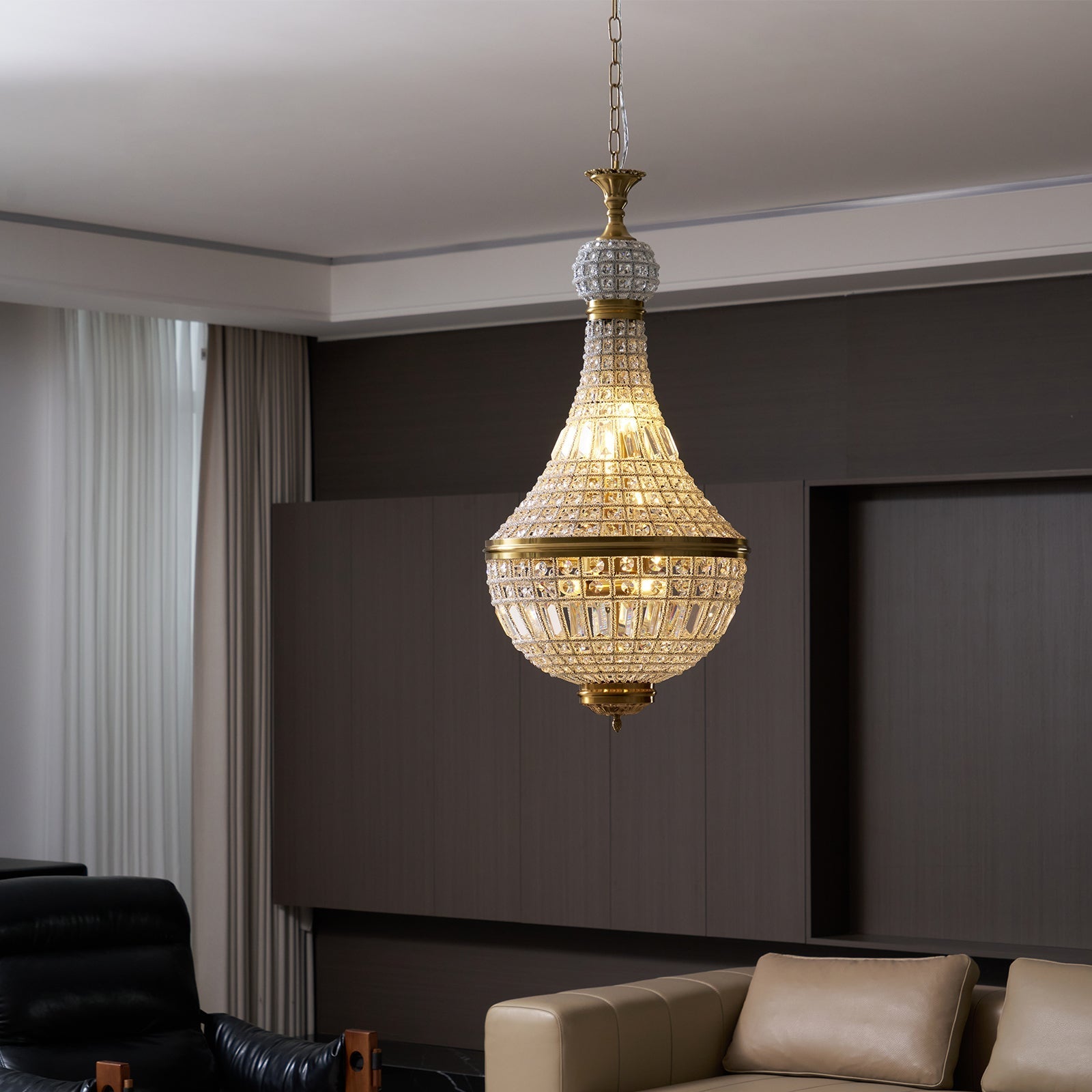 Auristella Crystal Chandelier - Letslighting