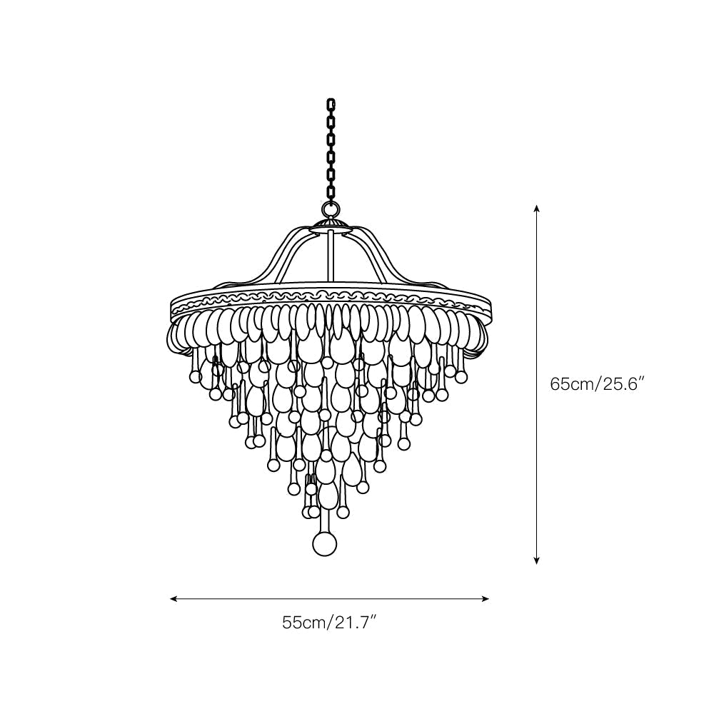 Blink Unique Inverted Pyramid Crystal Chandelier - Letslighting