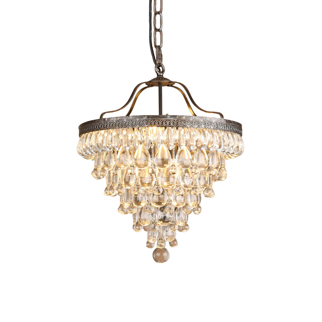 Blink Unique Inverted Pyramid Crystal Chandelier - Letslighting