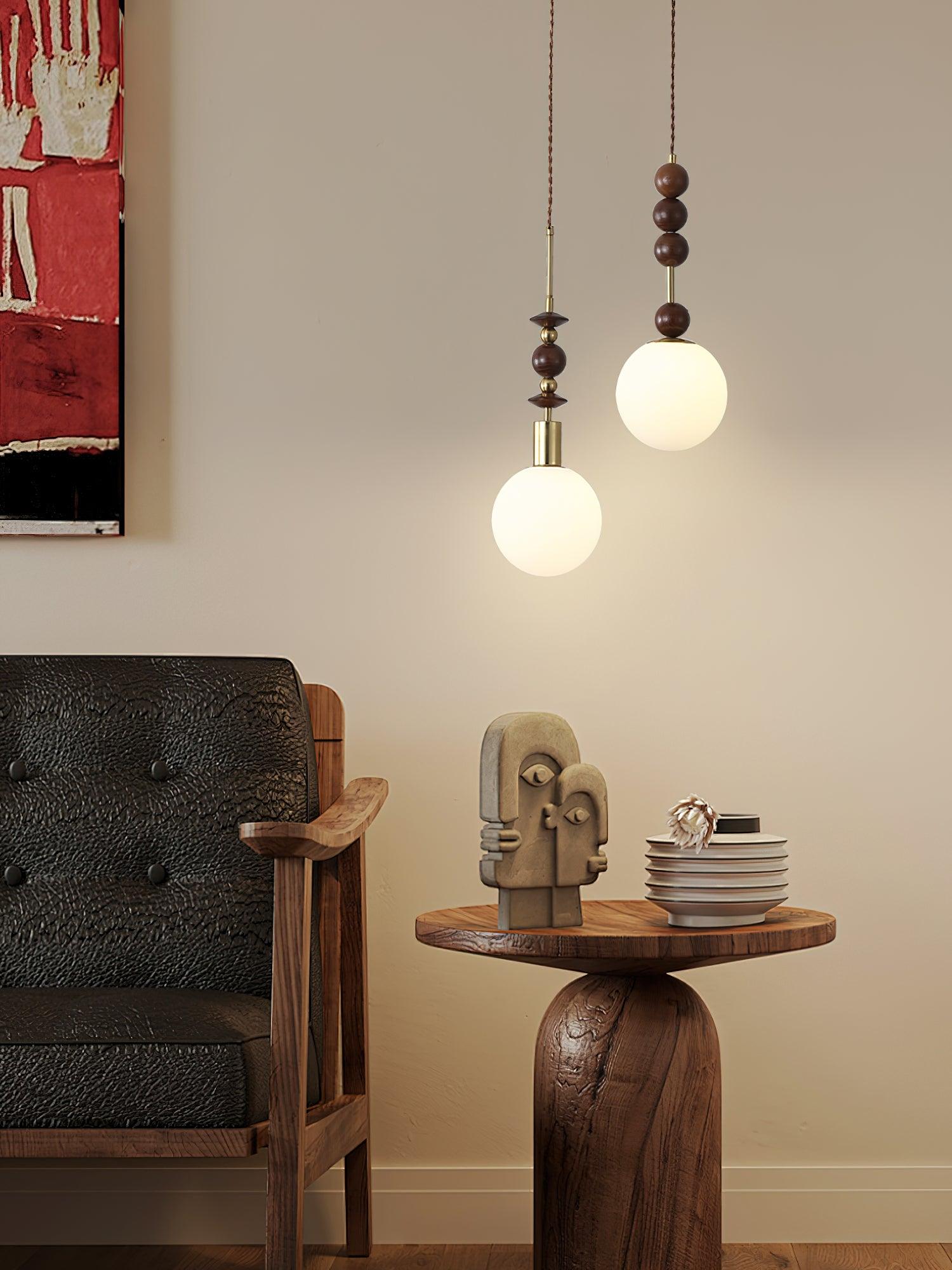 Vespean Wood Pendant Light - Letslighting