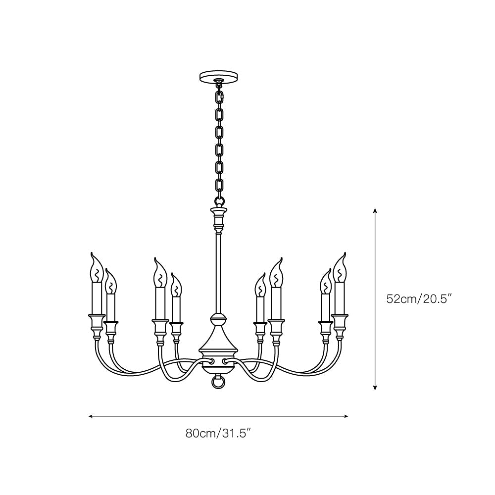Cunorora Vintage Industrial Chandelier - Letslighting