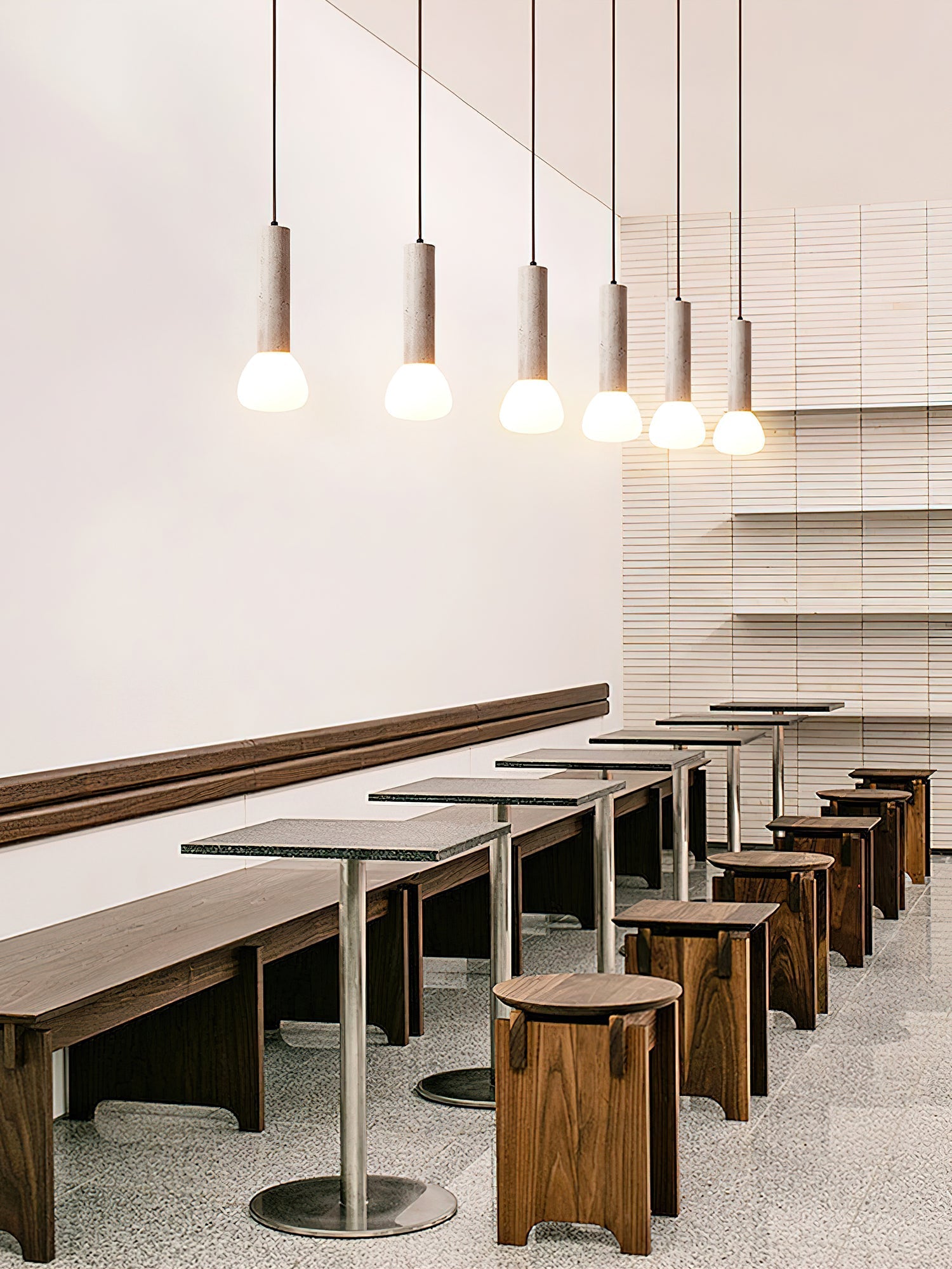 Cicaris Minimalist Travertine Pendant Light - Letslighting