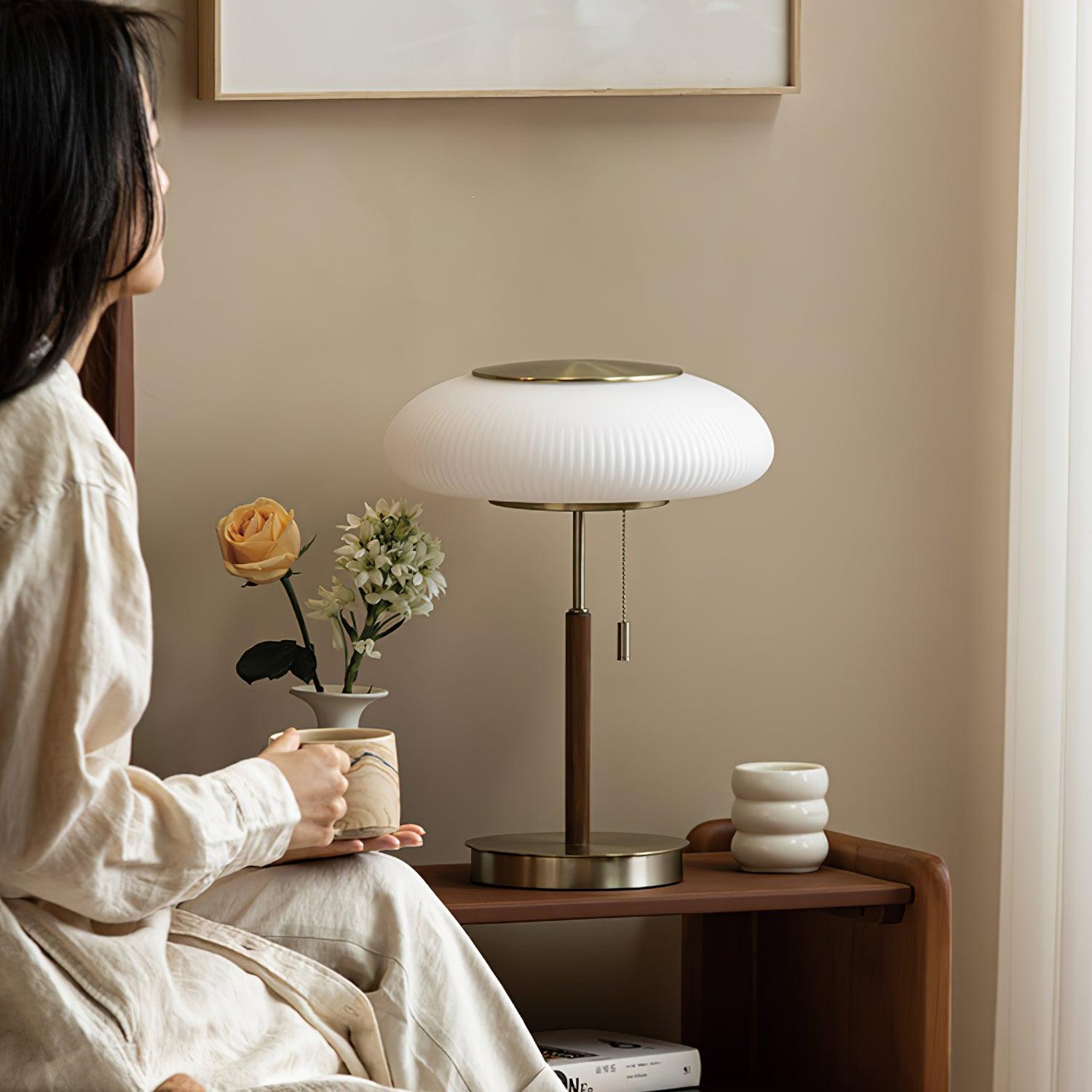 Glimmce Wood Table Lamp - Letslighting