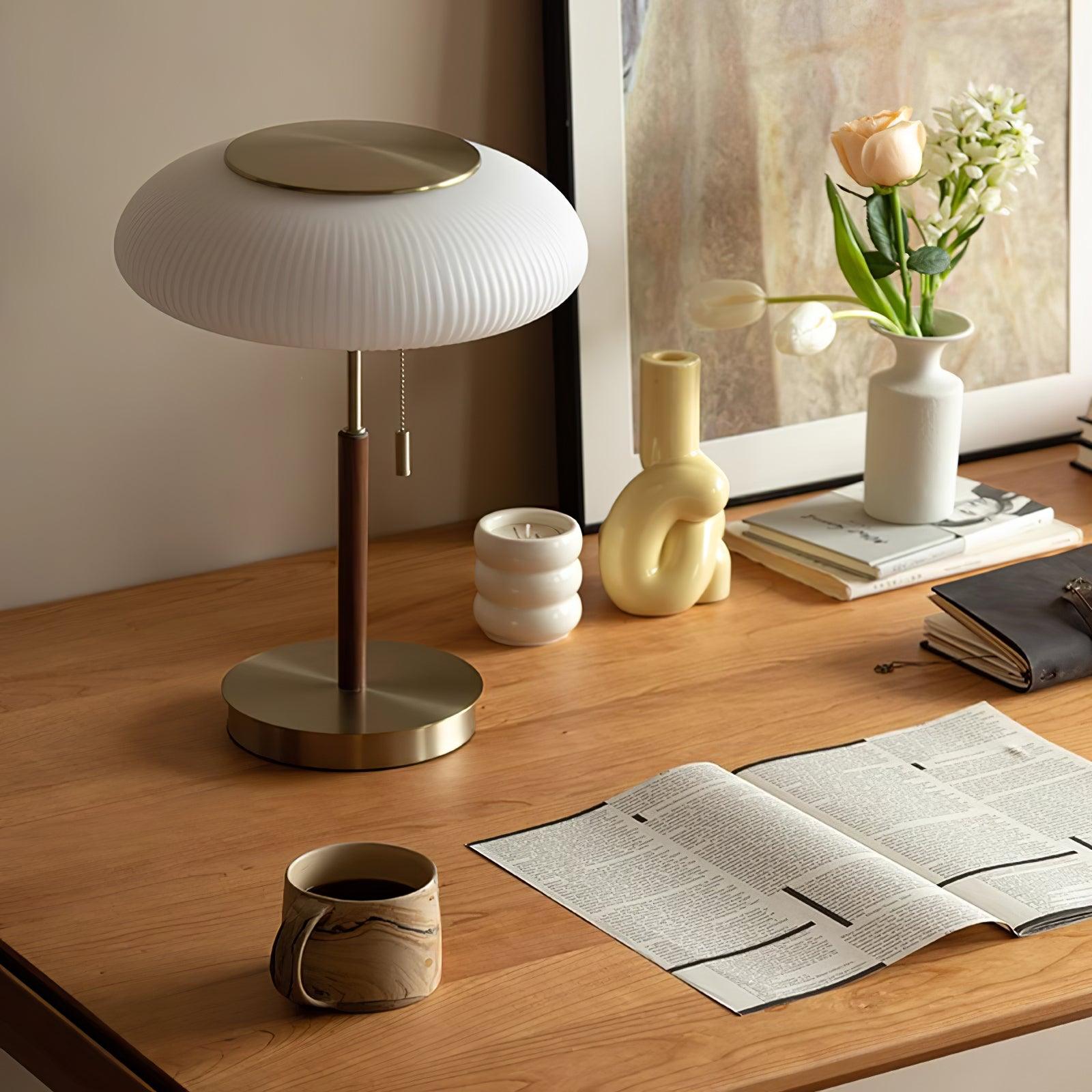 Glimmce Wood Table Lamp - Letslighting