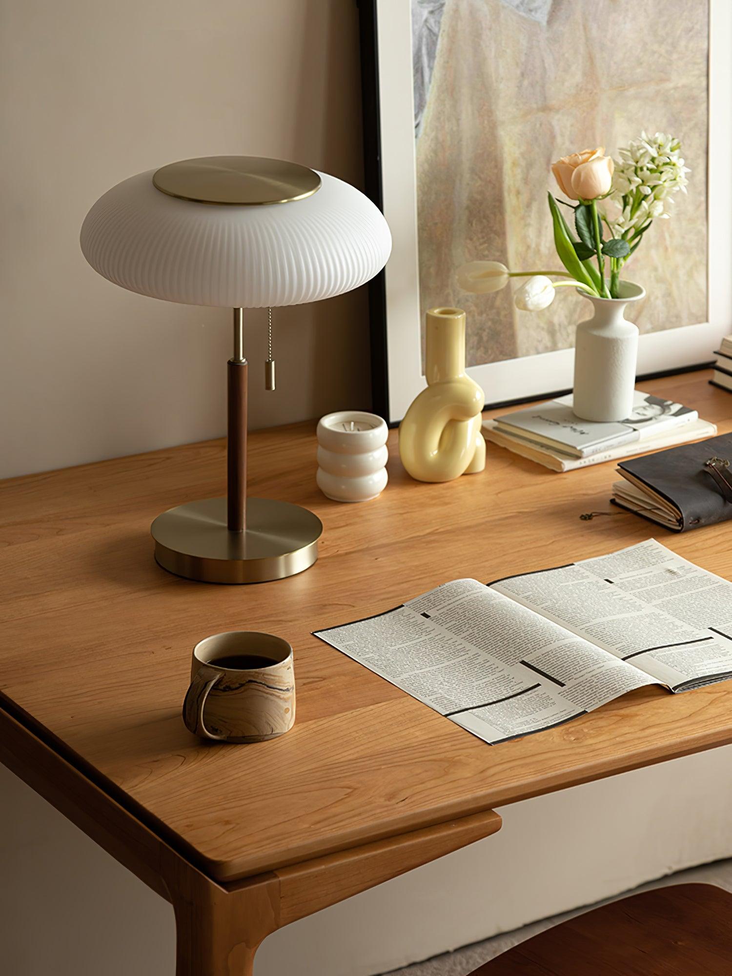 Glimmce Wood Table Lamp - Letslighting