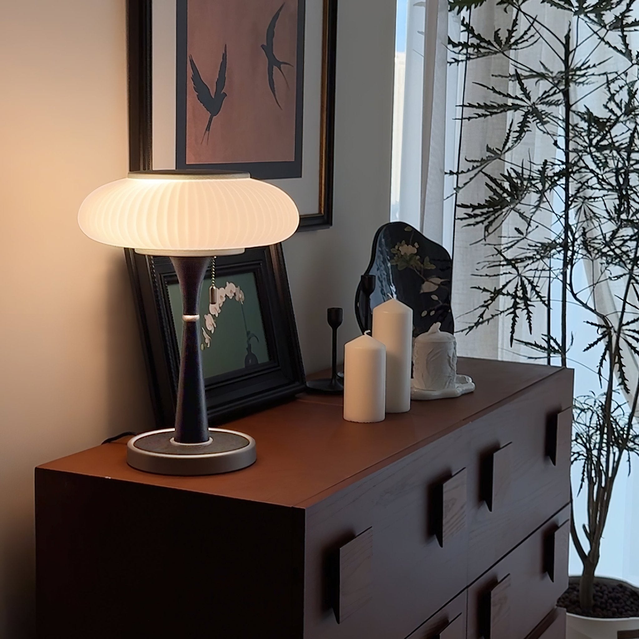 Orton Wood Vintage Table Lamp - Letslighting
