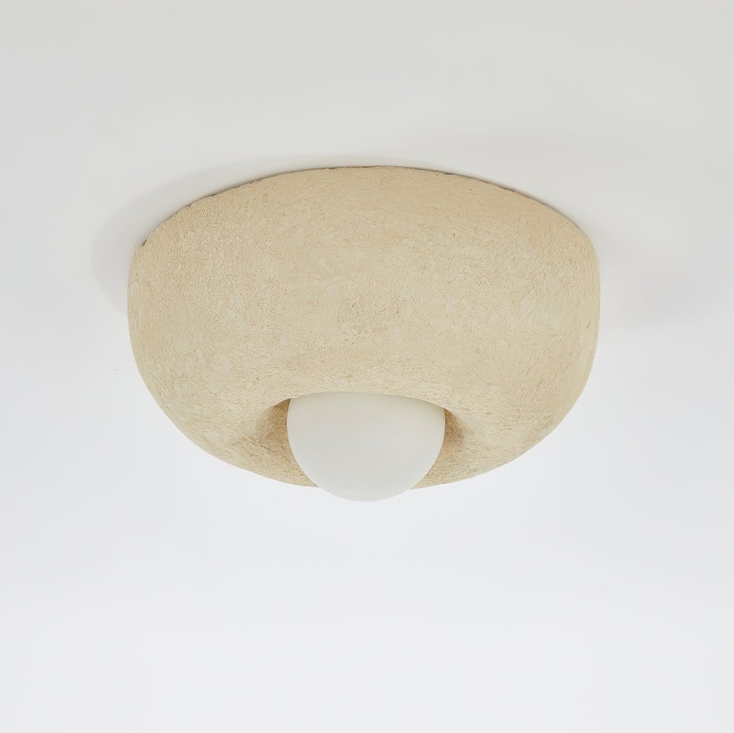 Mauro Ceiling Light Natural Texture Soft Lighting - Letslighting