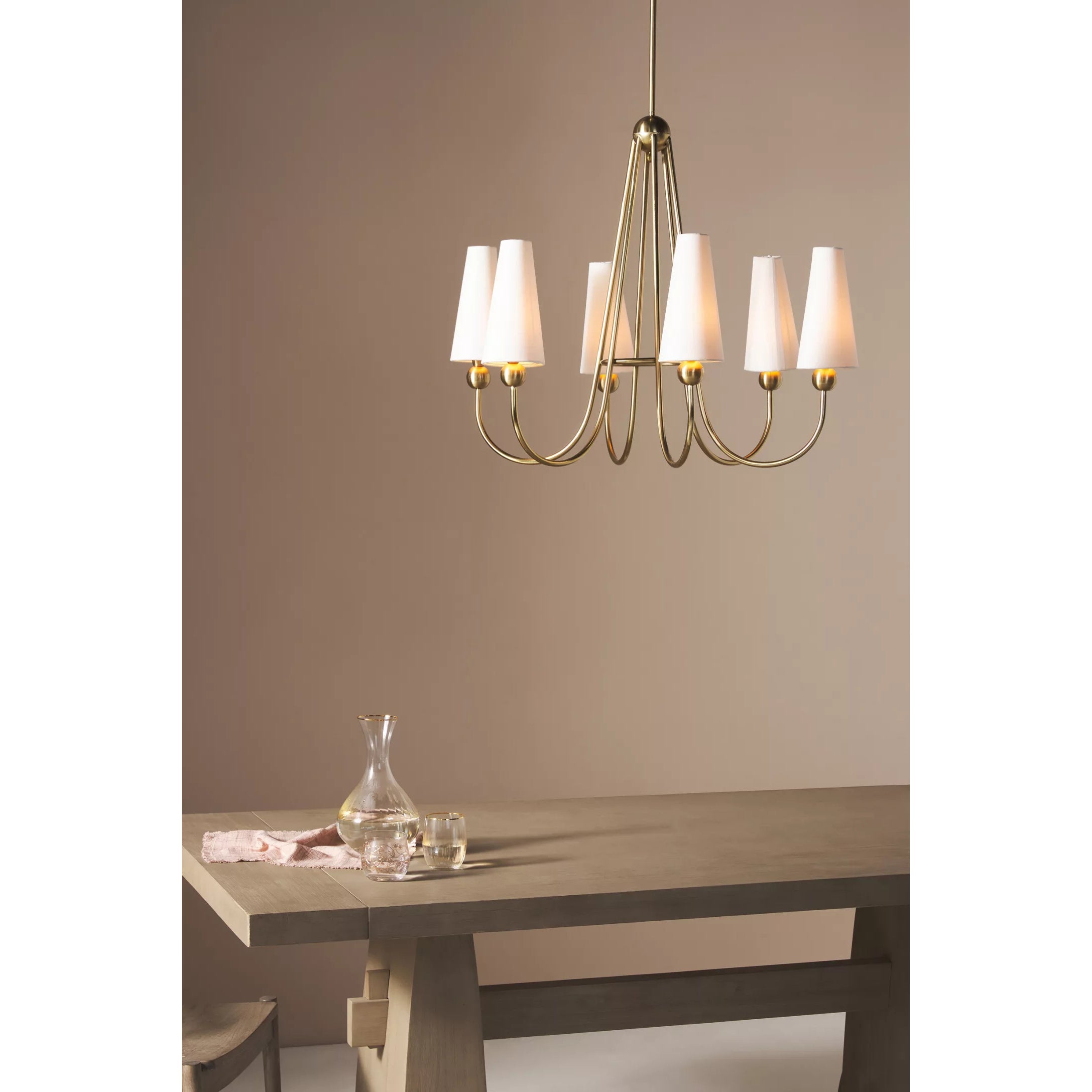 Calire Vintage Industrial Fabric Chandelier - Letslighting