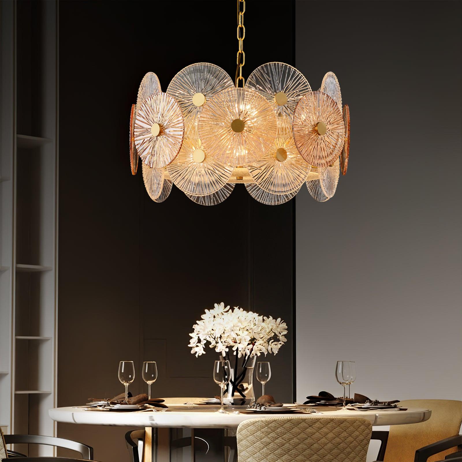 Aurelia Glass Chandelier Light