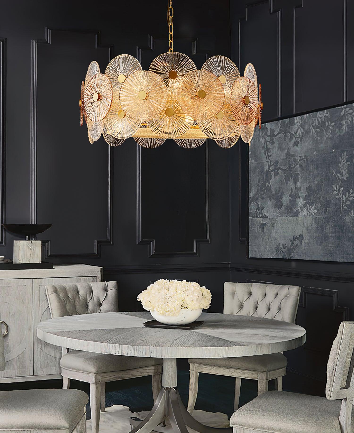 Aurelia Glass Chandelier Light