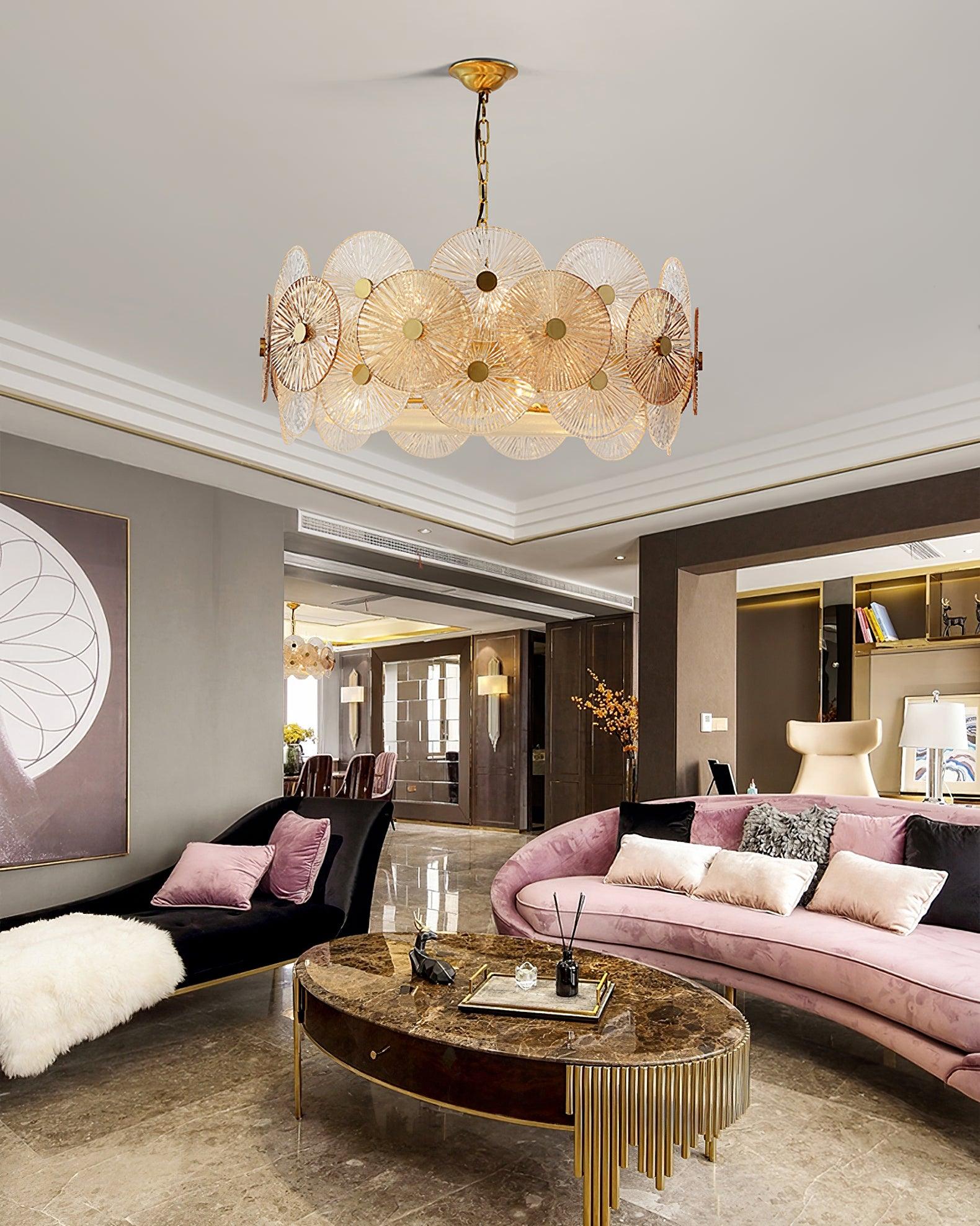 Aurelia Glass Chandelier Light