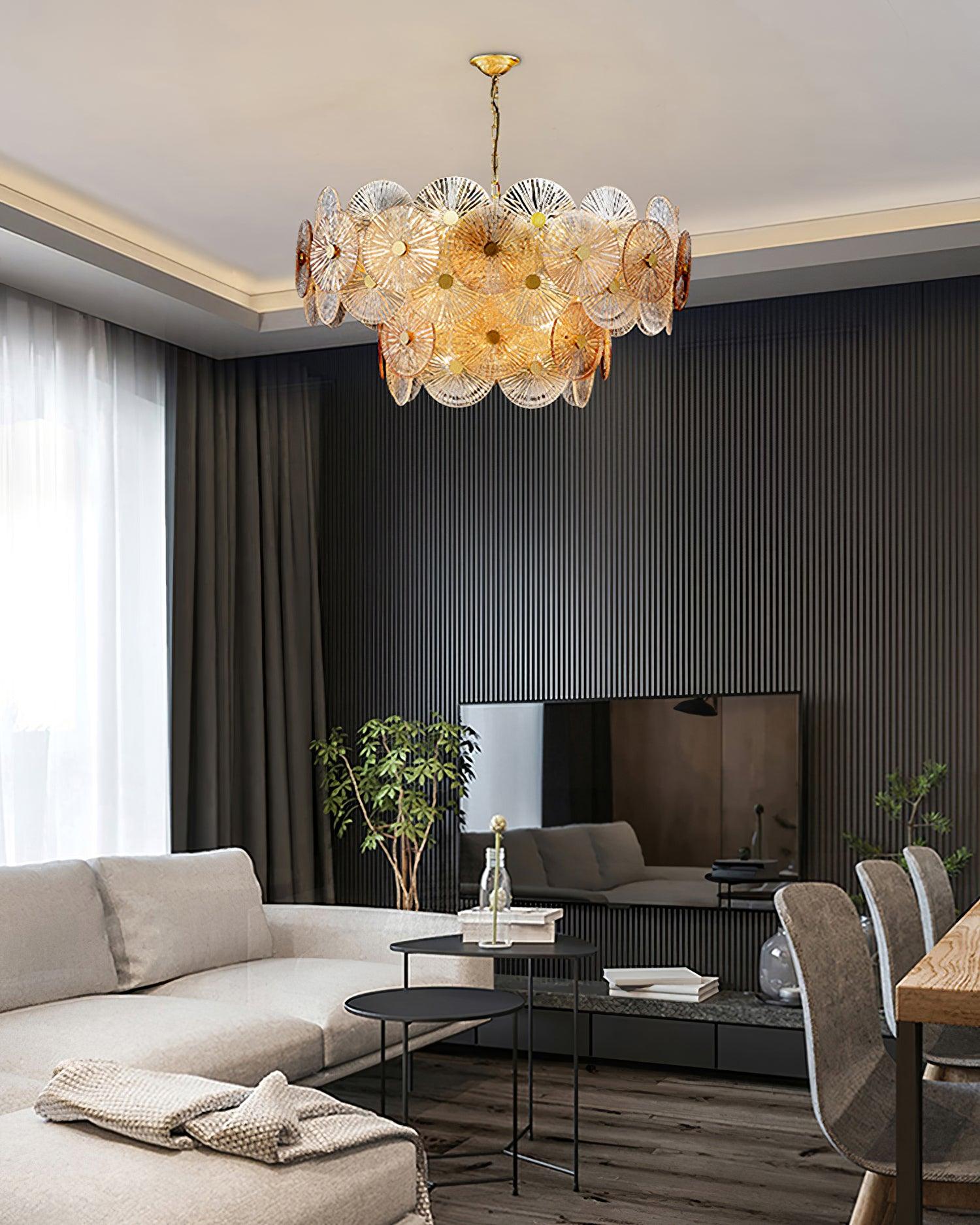 Aurelia Glass Chandelier Light