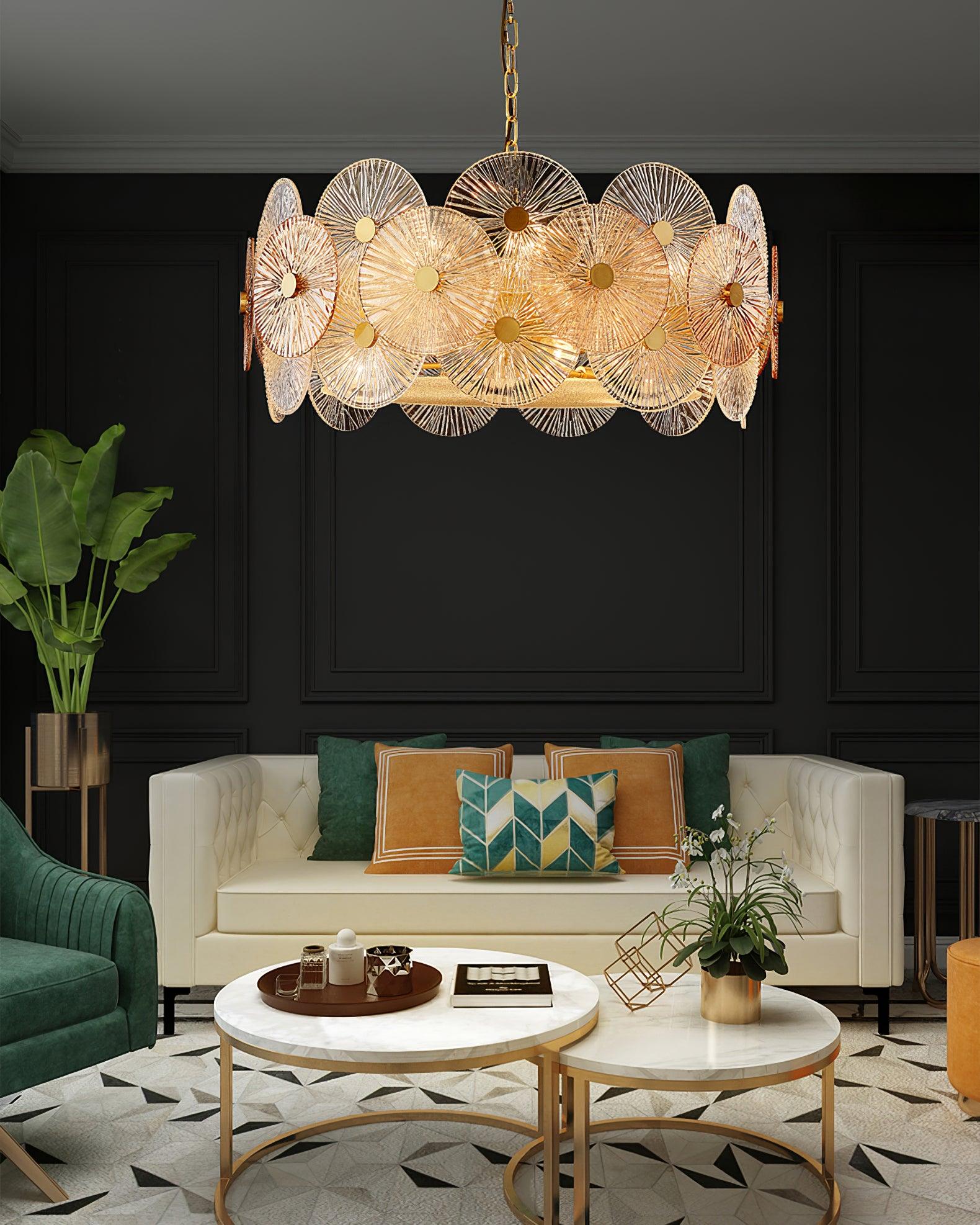 Aurelia Glass Chandelier Light