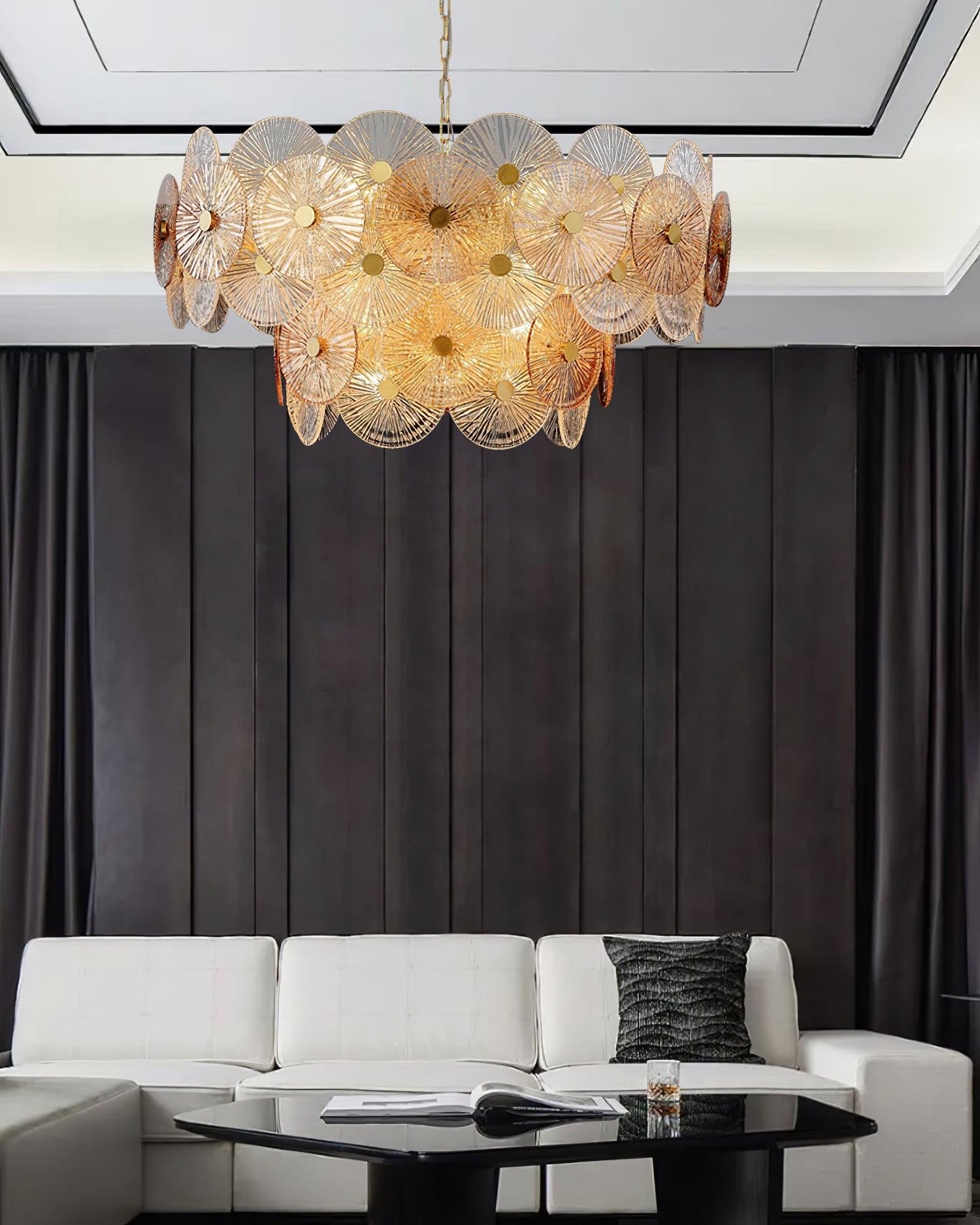 Aurelia Glass Chandelier Light