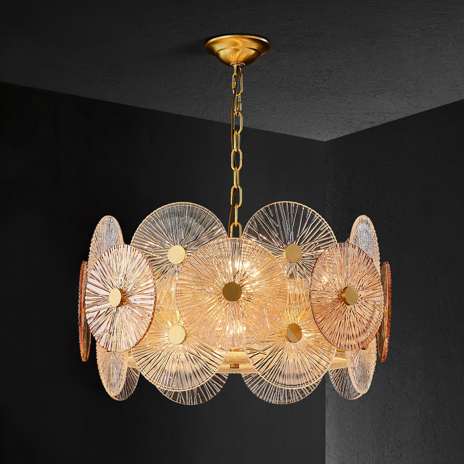 Aurelia Glass Chandelier Light