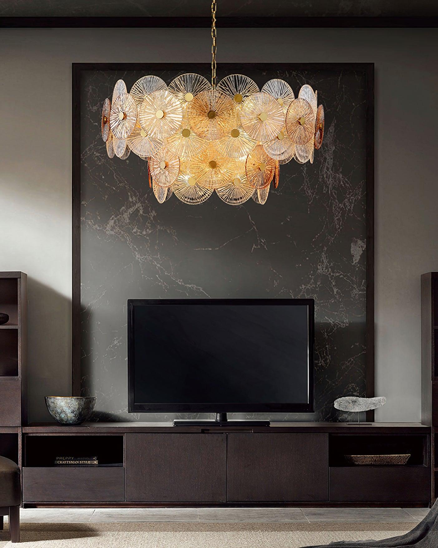 Aurelia Glass Chandelier Light