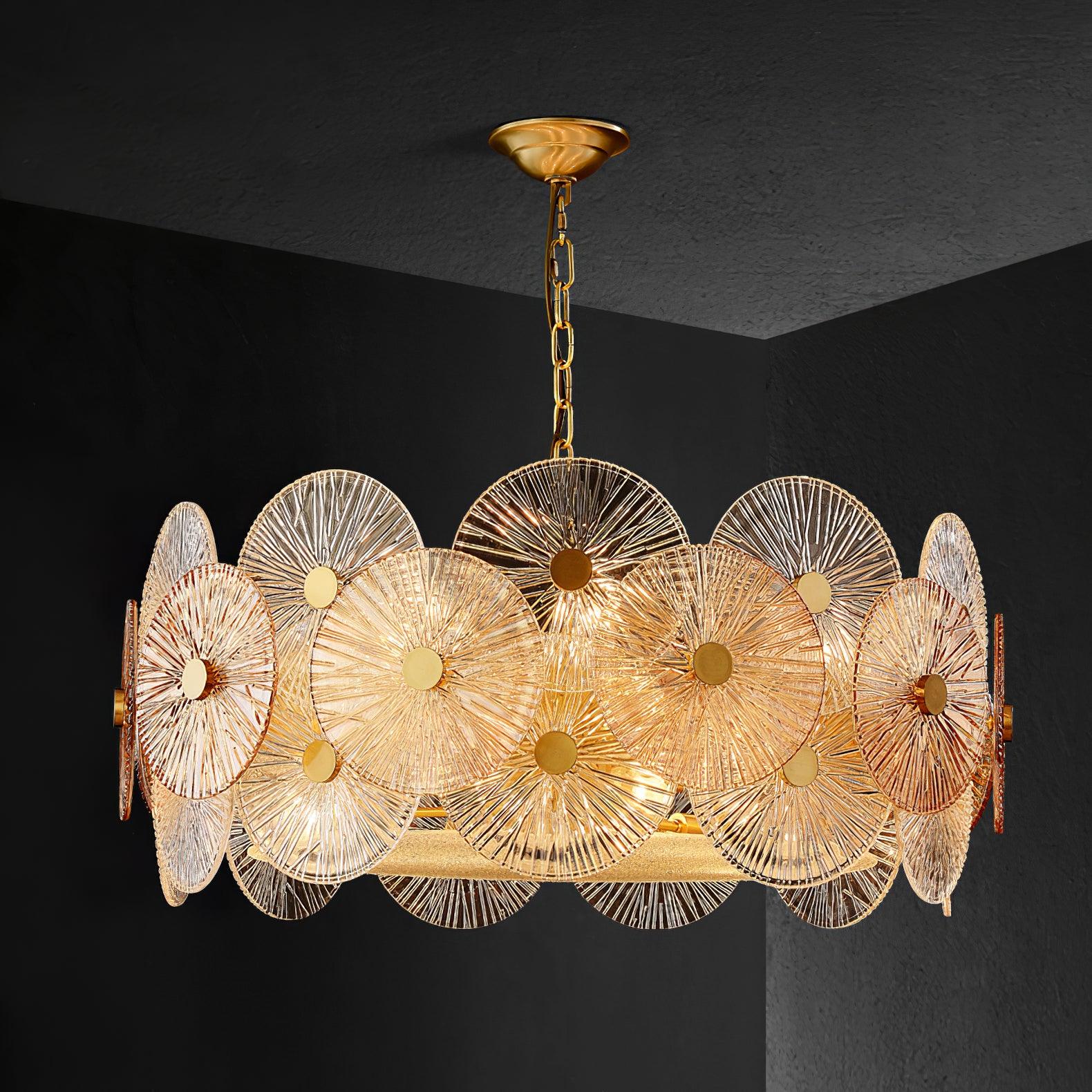 Aurelia Glass Chandelier Light