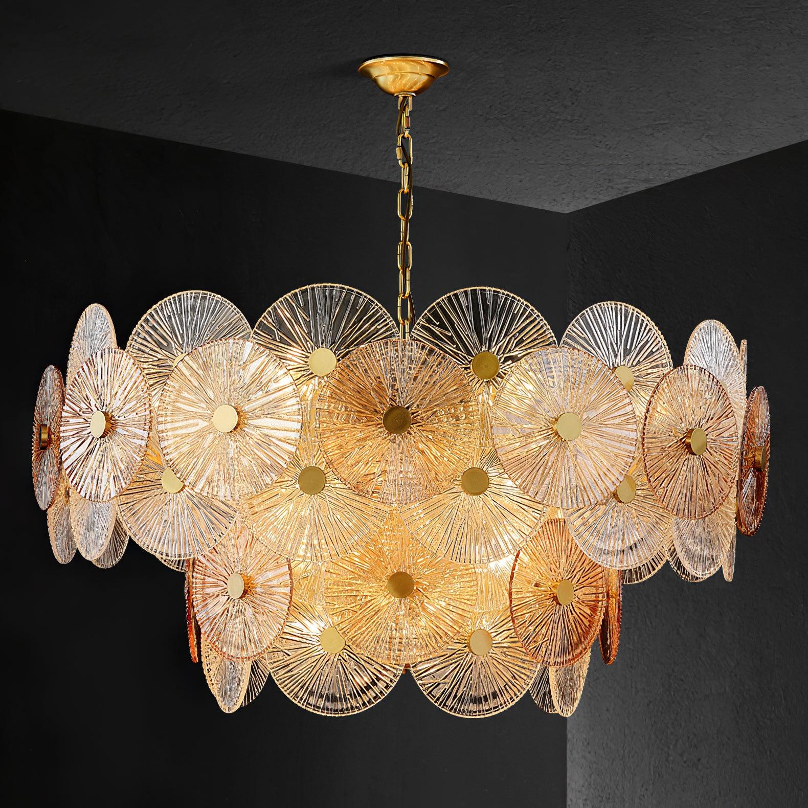 Aurelia Glass Chandelier Light