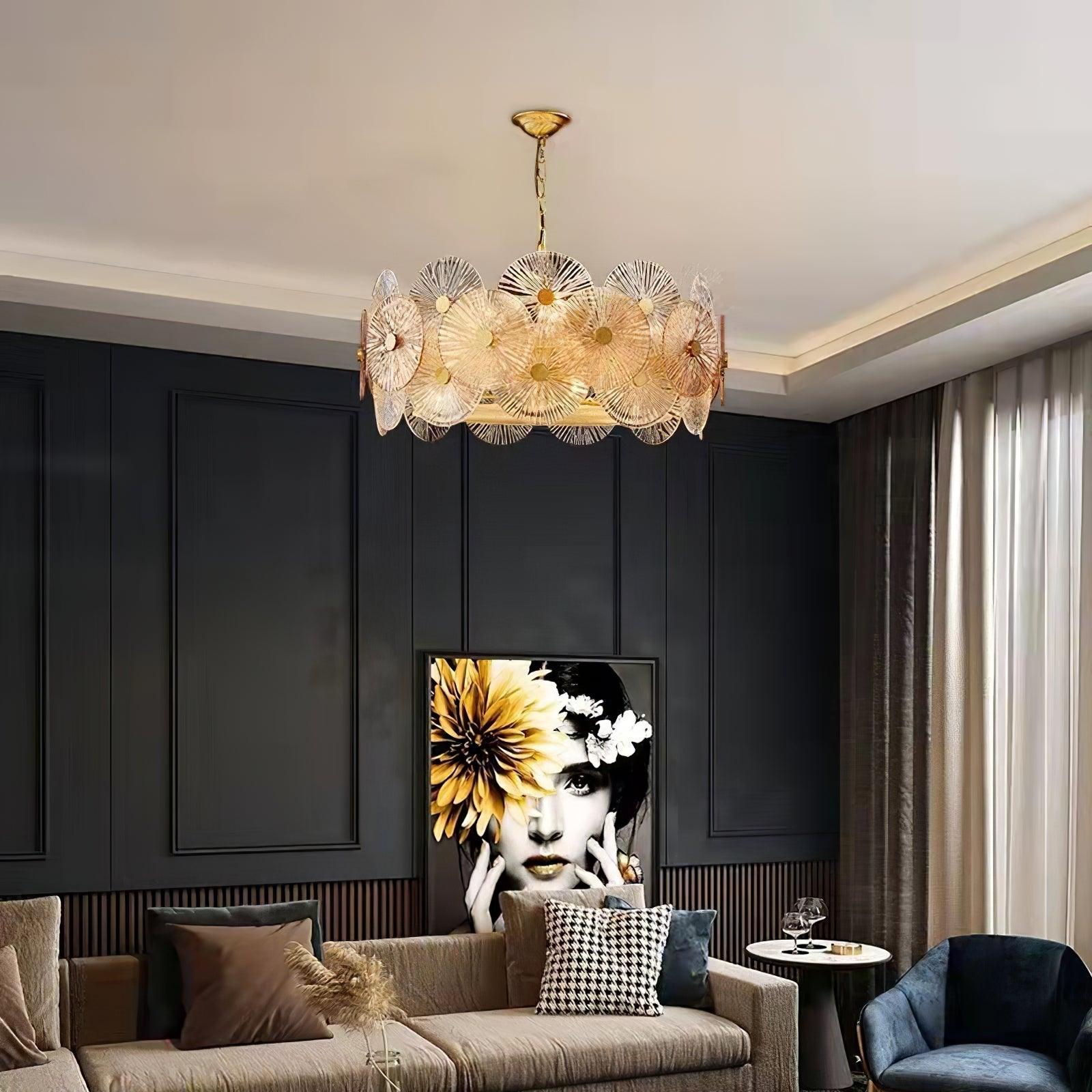 Aurelia Glass Chandelier Light