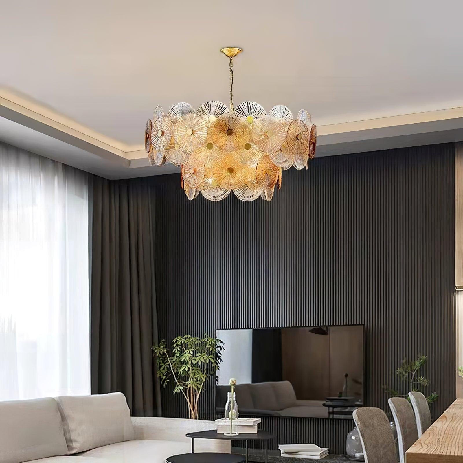 Aurelia Glass Chandelier Light