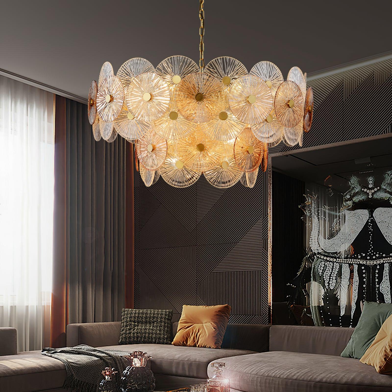 Aurelia Glass Chandelier Light