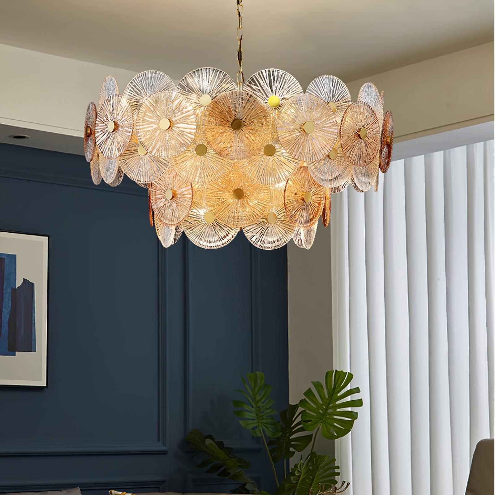 Aurelia Glass Chandelier Light